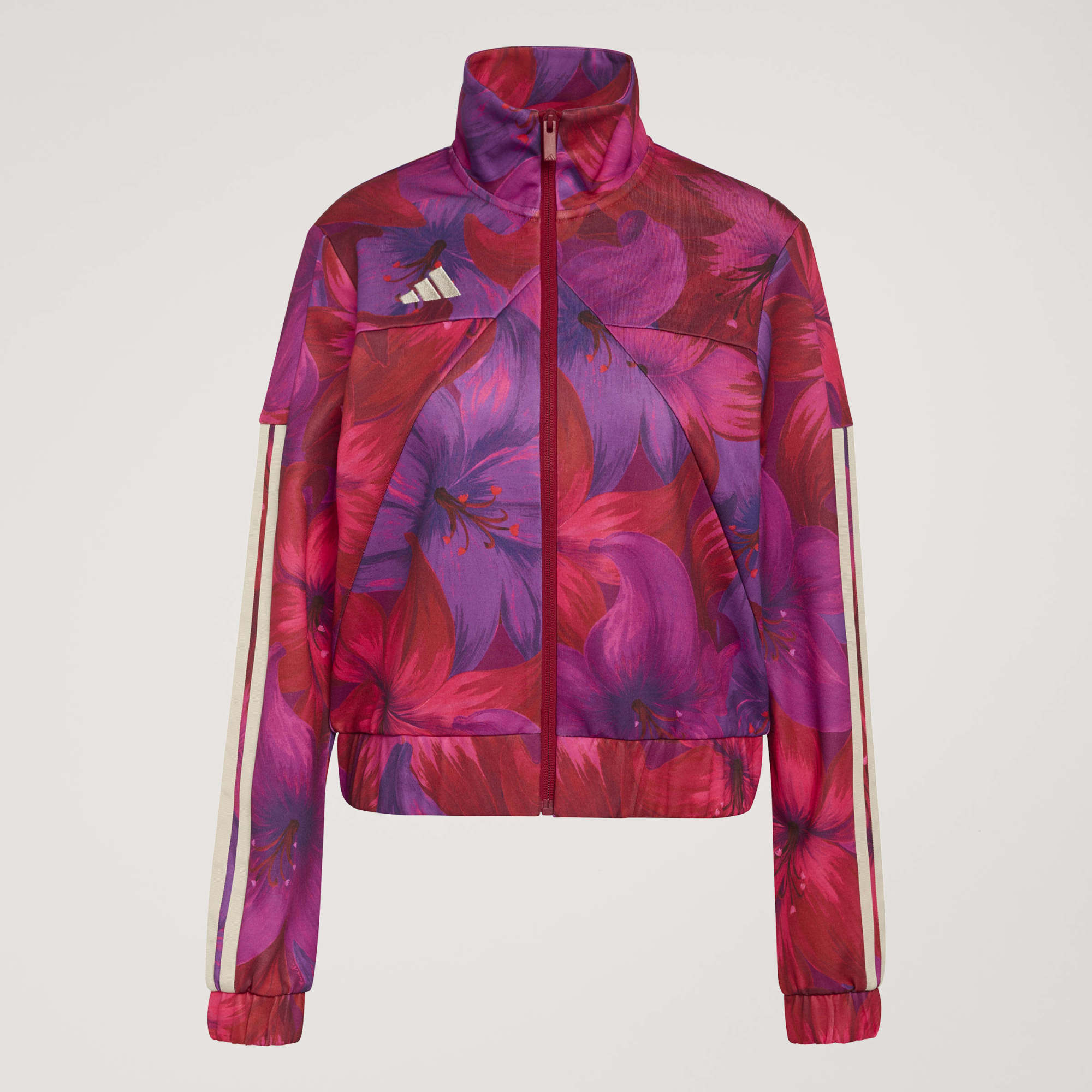 Track Top x Farm RIO House of Tiro - Beige / Rosa / Bordeaux