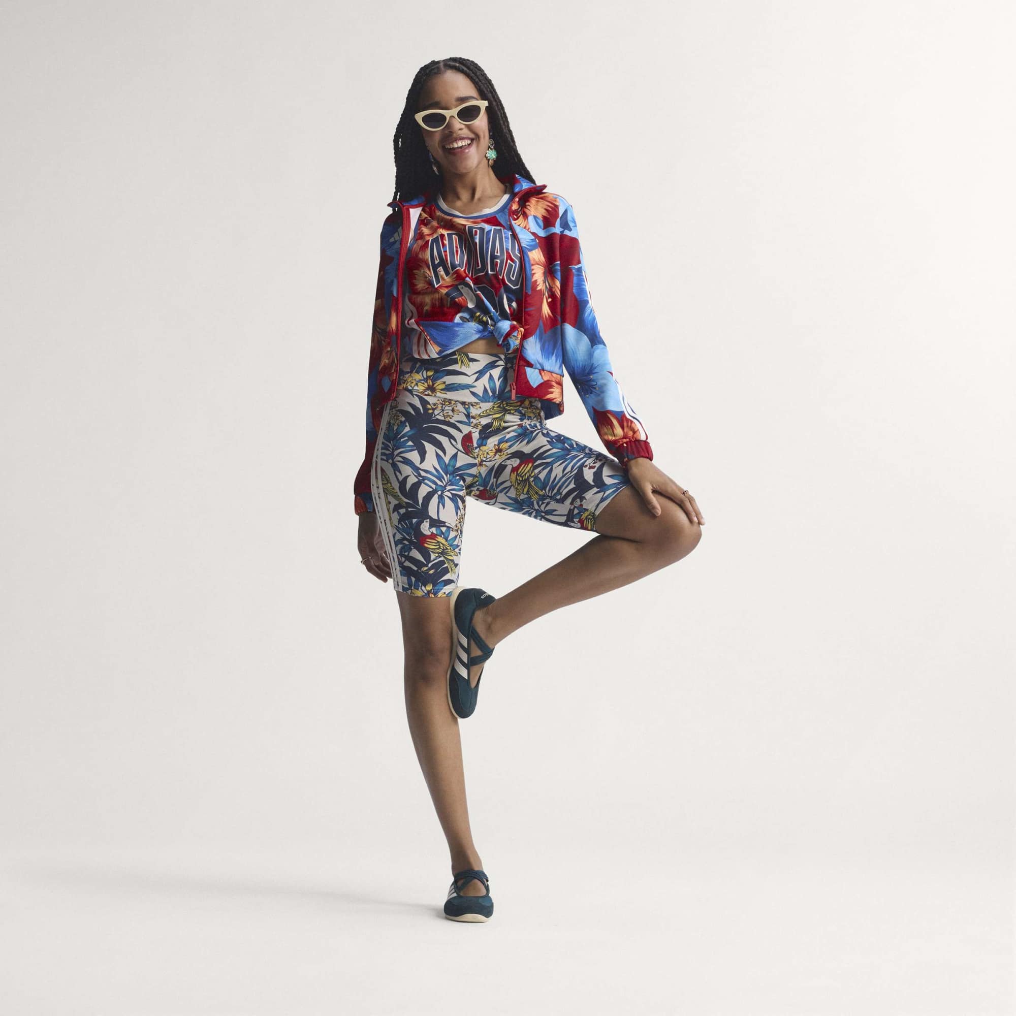 Giacca Track x Farm RIO House of Tiro - Blu / Rosso / Bianco