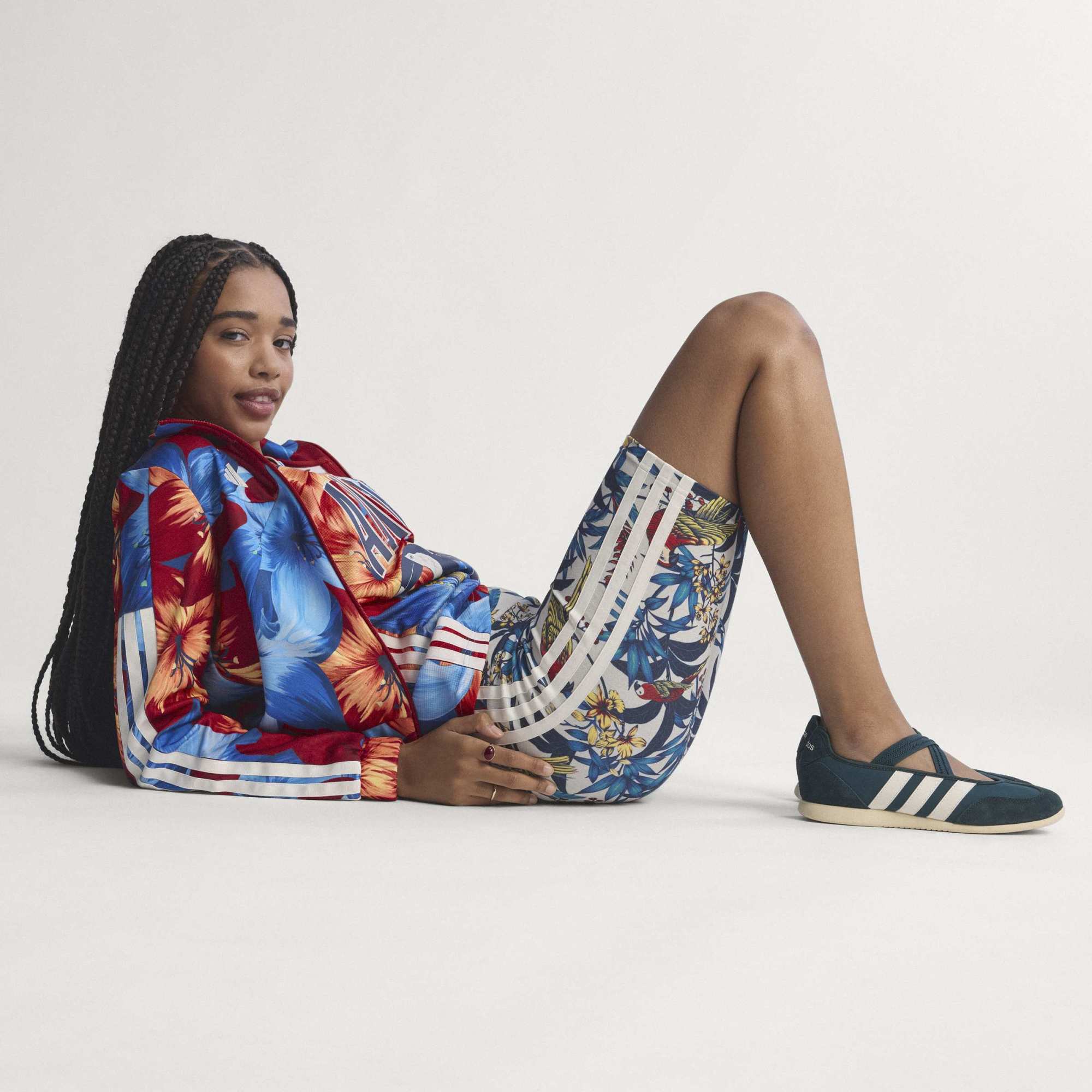 Giacca Track x Farm RIO House of Tiro - Blu / Rosso / Bianco