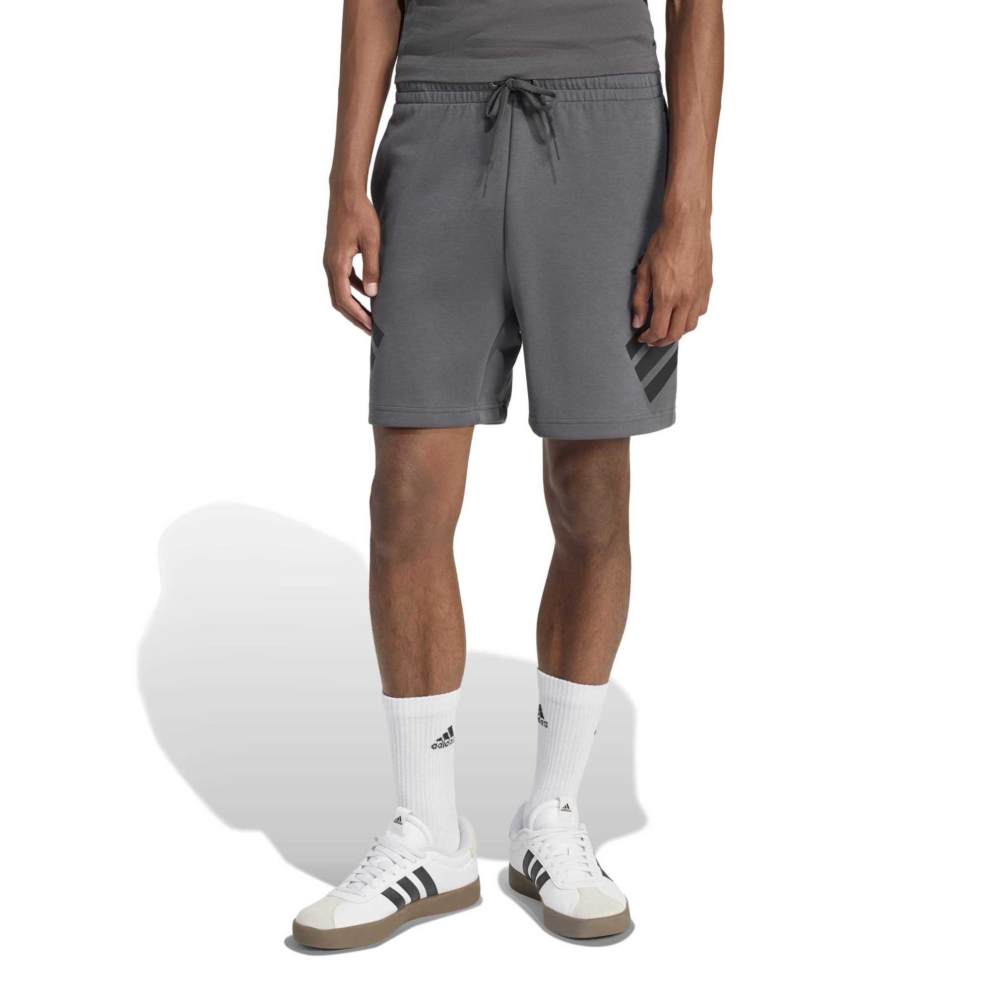Short Future Icons 3-Stripes - Grigio