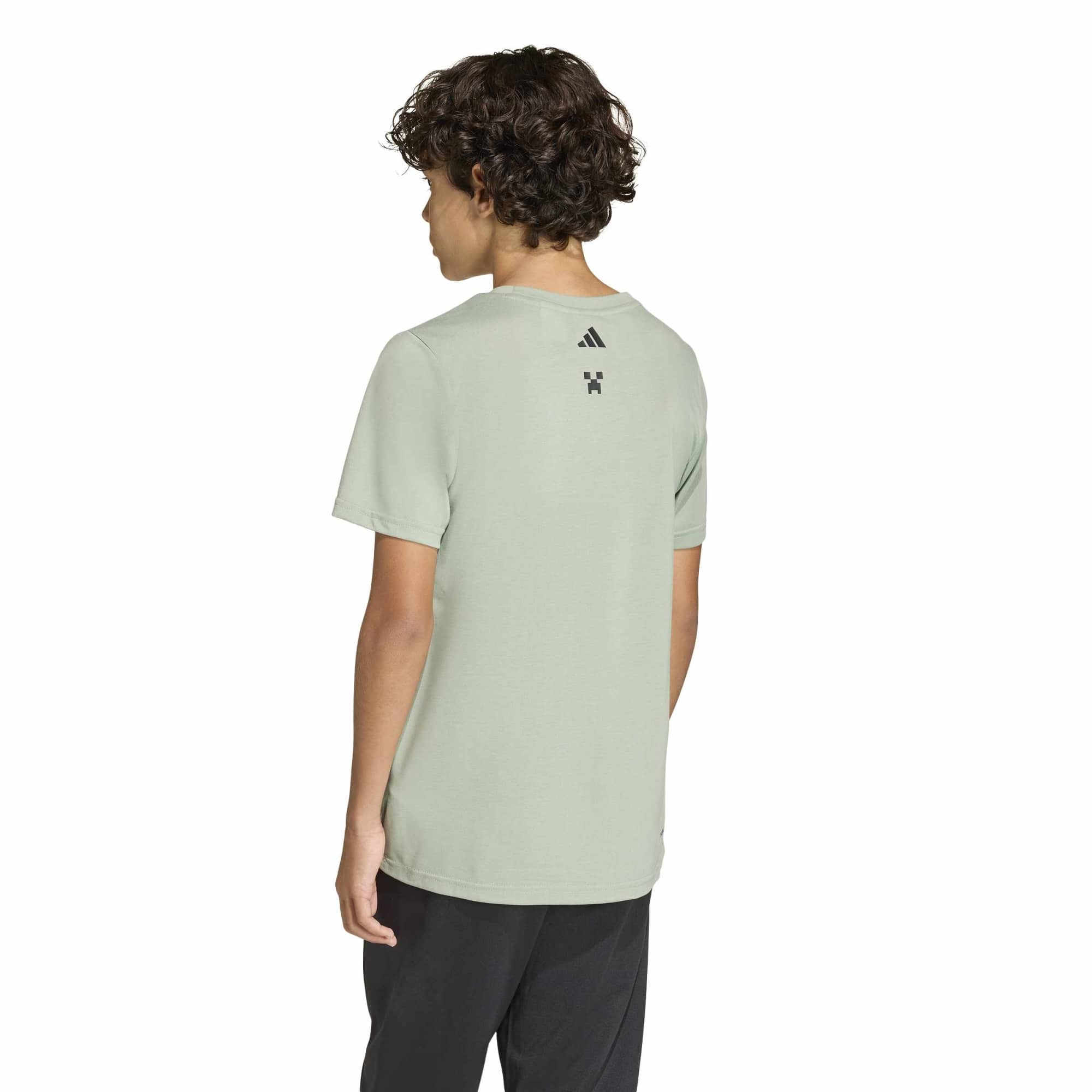 T-shirt da Allenamento Minecraft Ragazzo - Verde / Argento (Silver Green)
