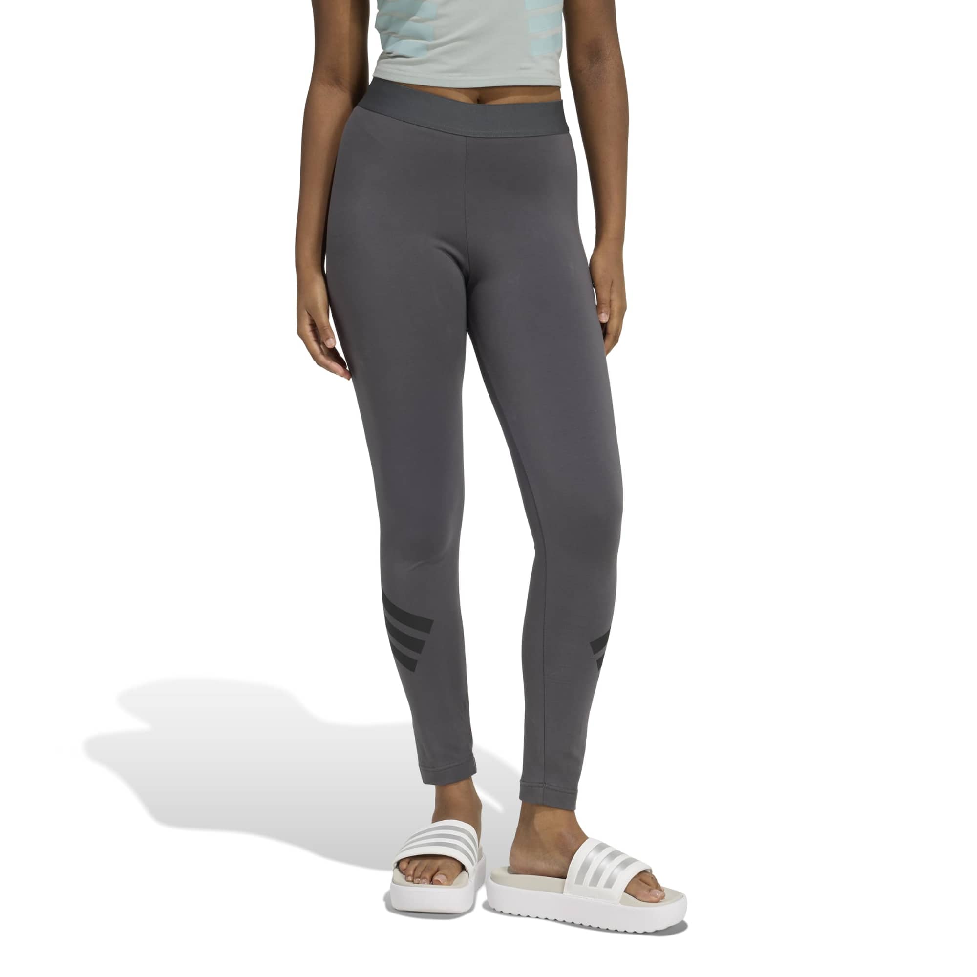 Leggings Future Icons 3-Stripes - Grigio