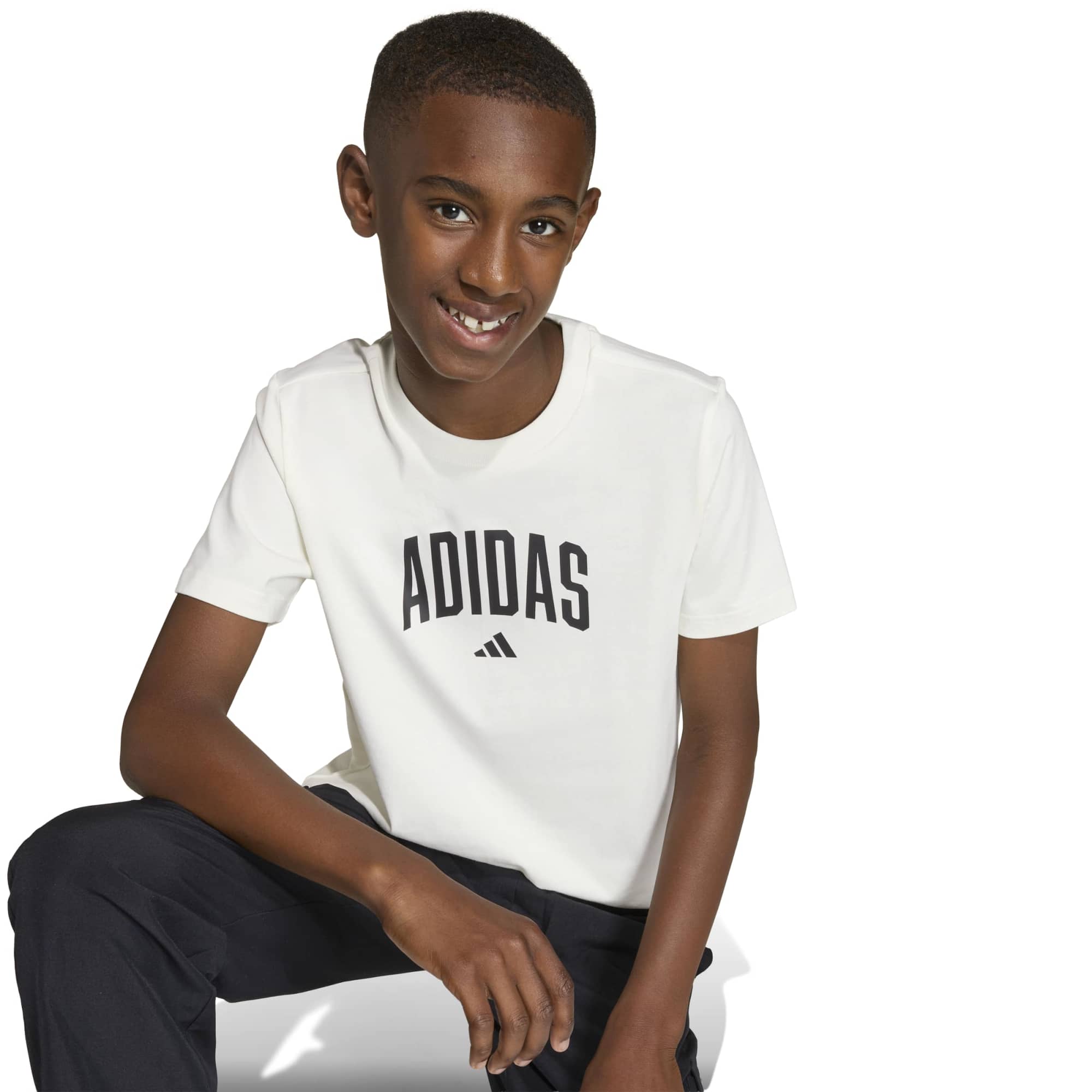 Maglietta Grafica Collegiate Bambini - Bianco