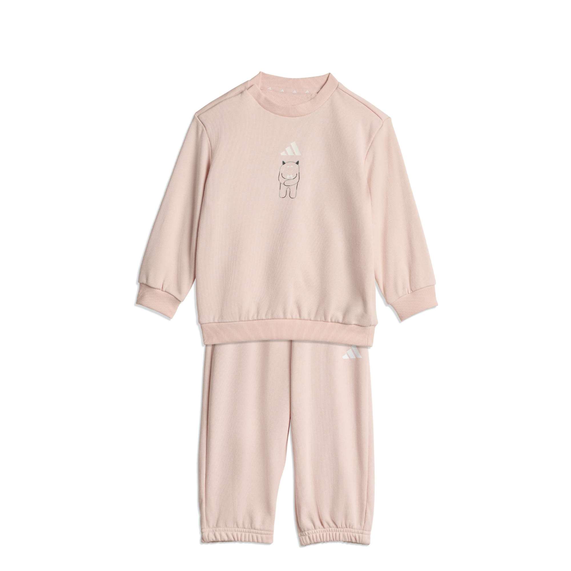 Set Jogger Tiro_nster - Rosa / Bianco