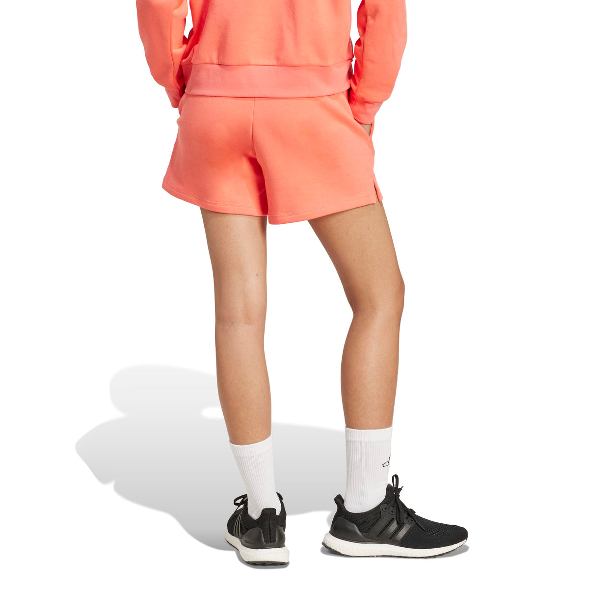 Adidas Short Essentials Small Logo Feel Cozy Rosso