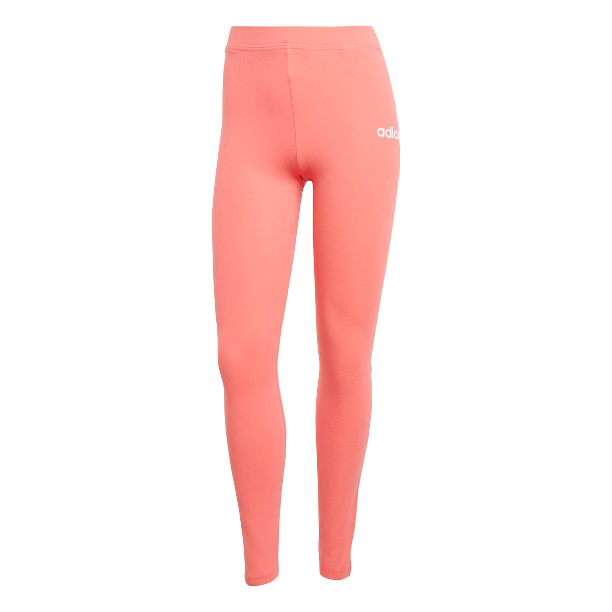 Adidas Leggings Essentials Linear Cotton Rosso