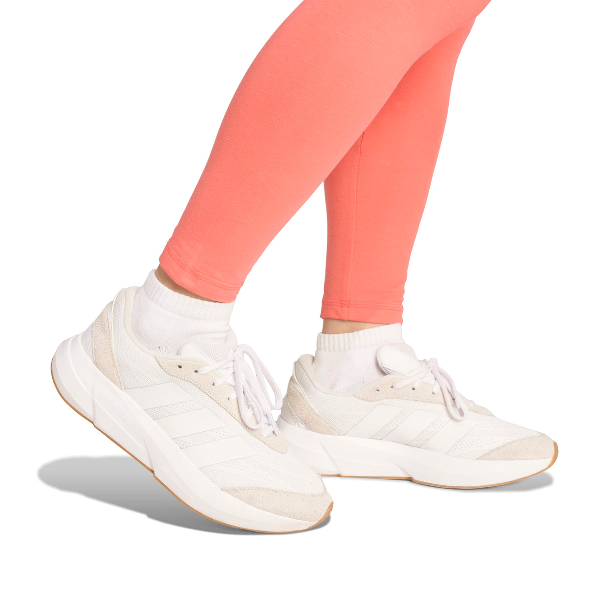Adidas Leggings Essentials Linear Cotton Rosso