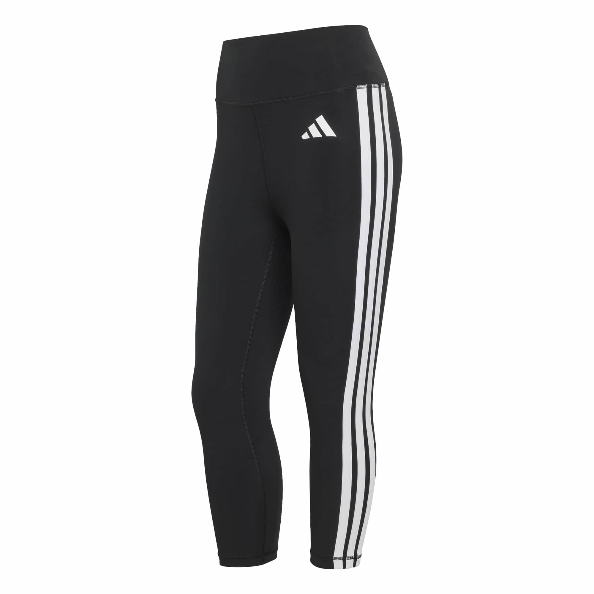 Optime Essentials Workout Leggings 3 strisce 3/4 - Nero / Bianco