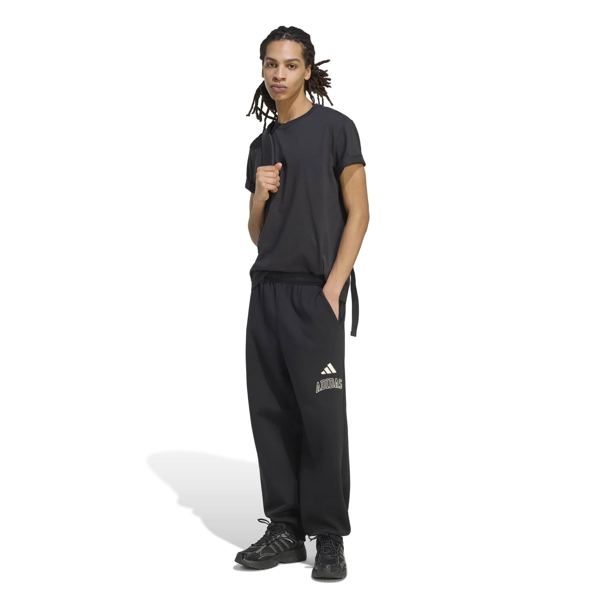Adidas Pantaloni Nero