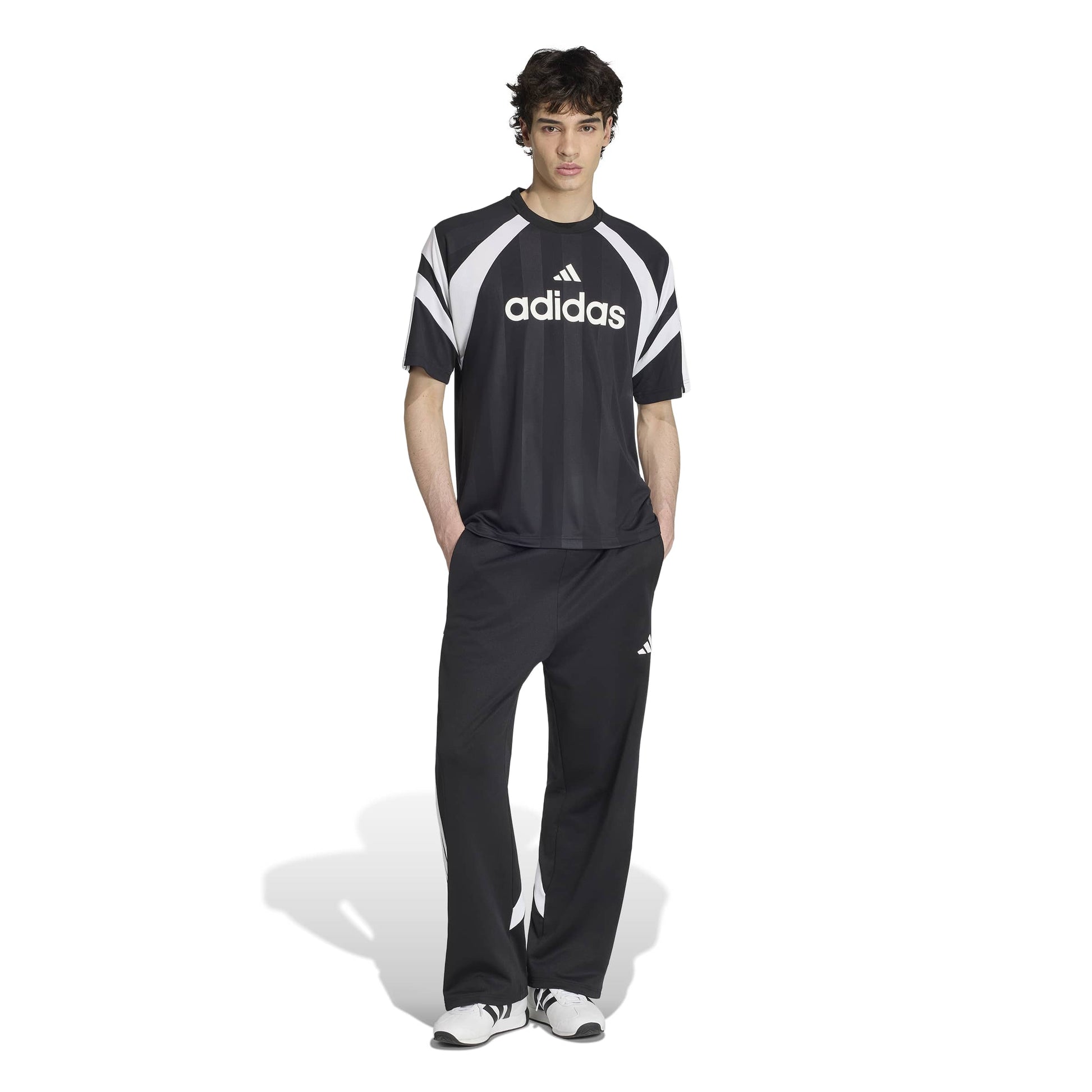 Adidas Pantaloni Nero
