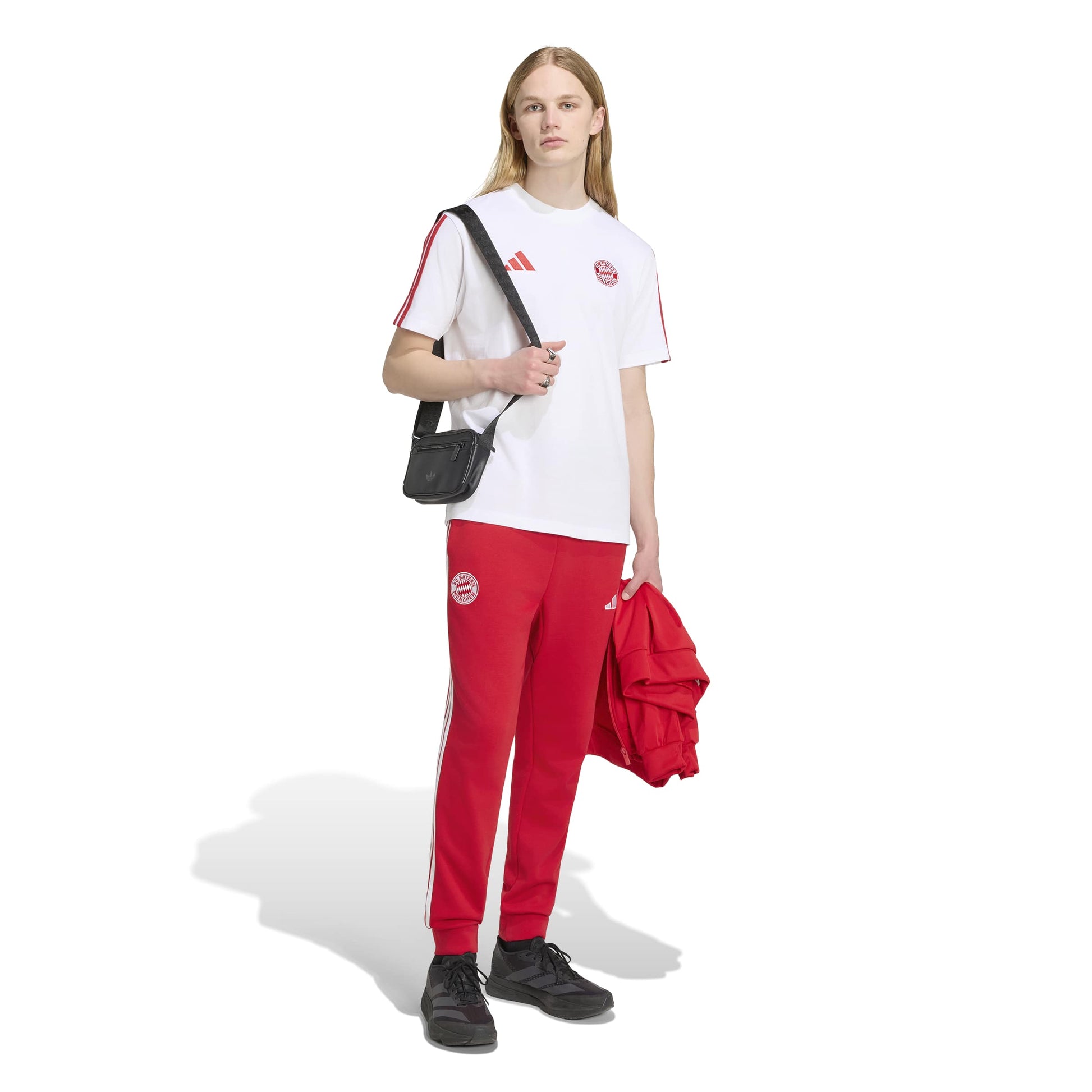 Adidas Pantaloni Rosso