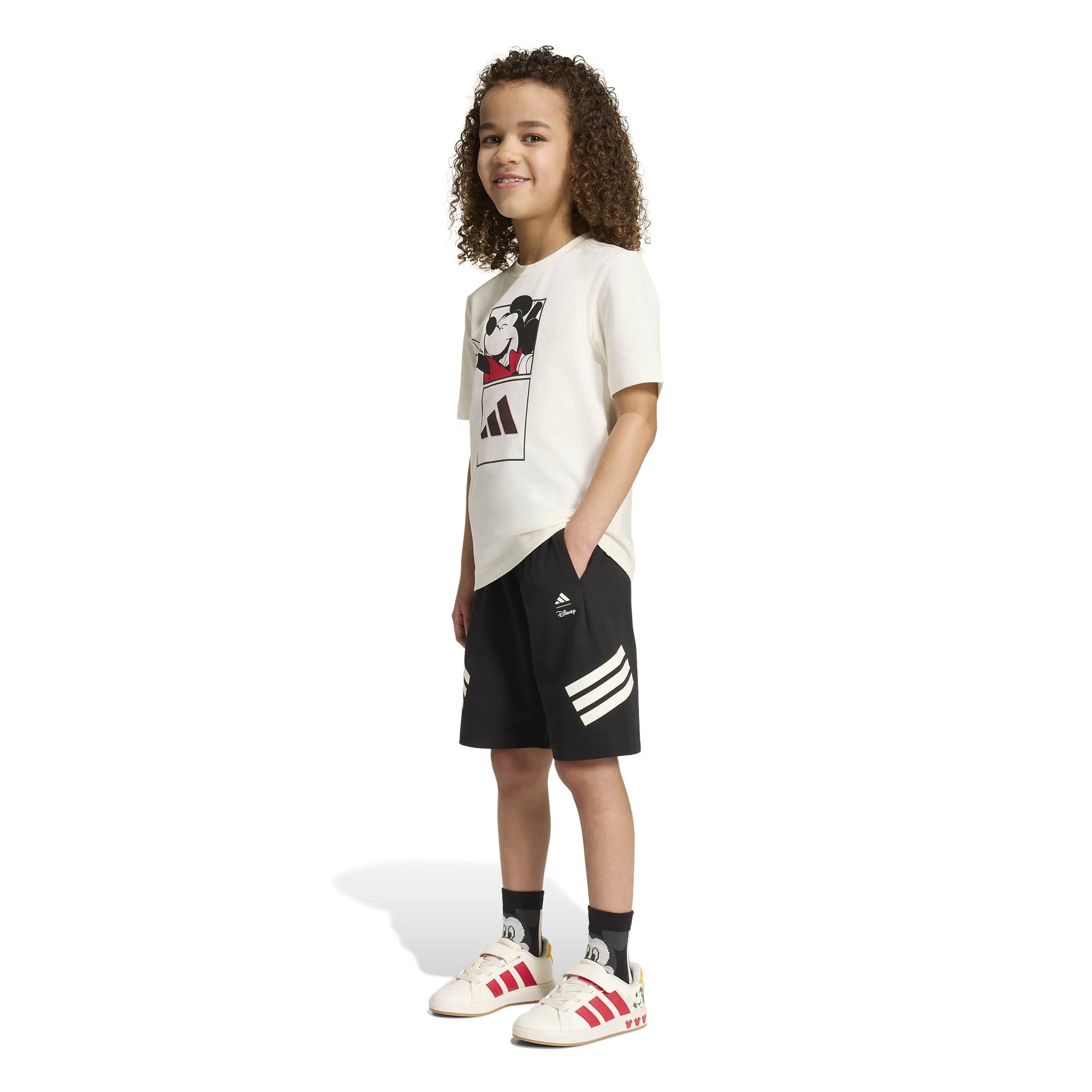 Adidas Set di T-shirt Disney Mickey Mouse Bianco