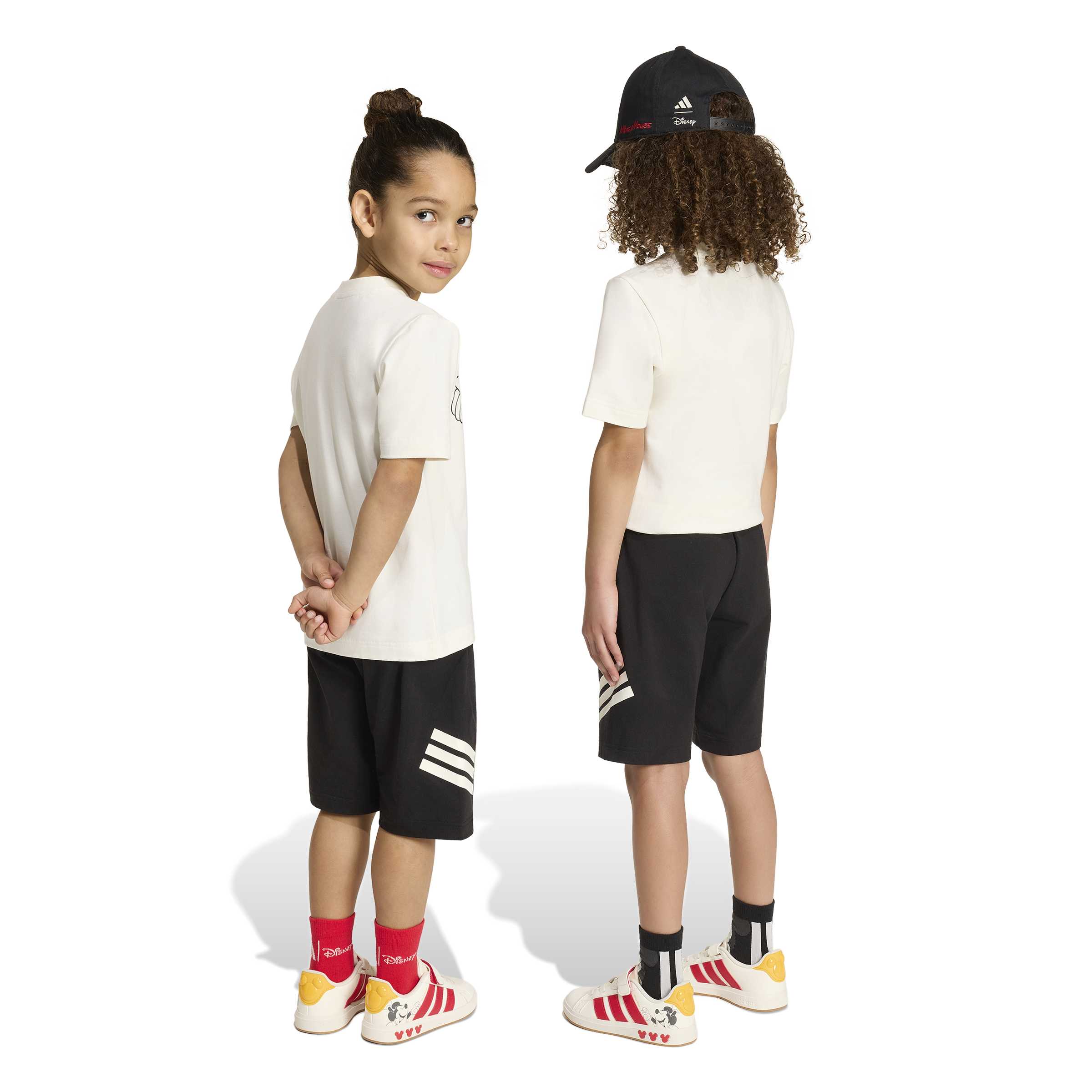 Adidas Set di T-shirt Disney Mickey Mouse Bianco