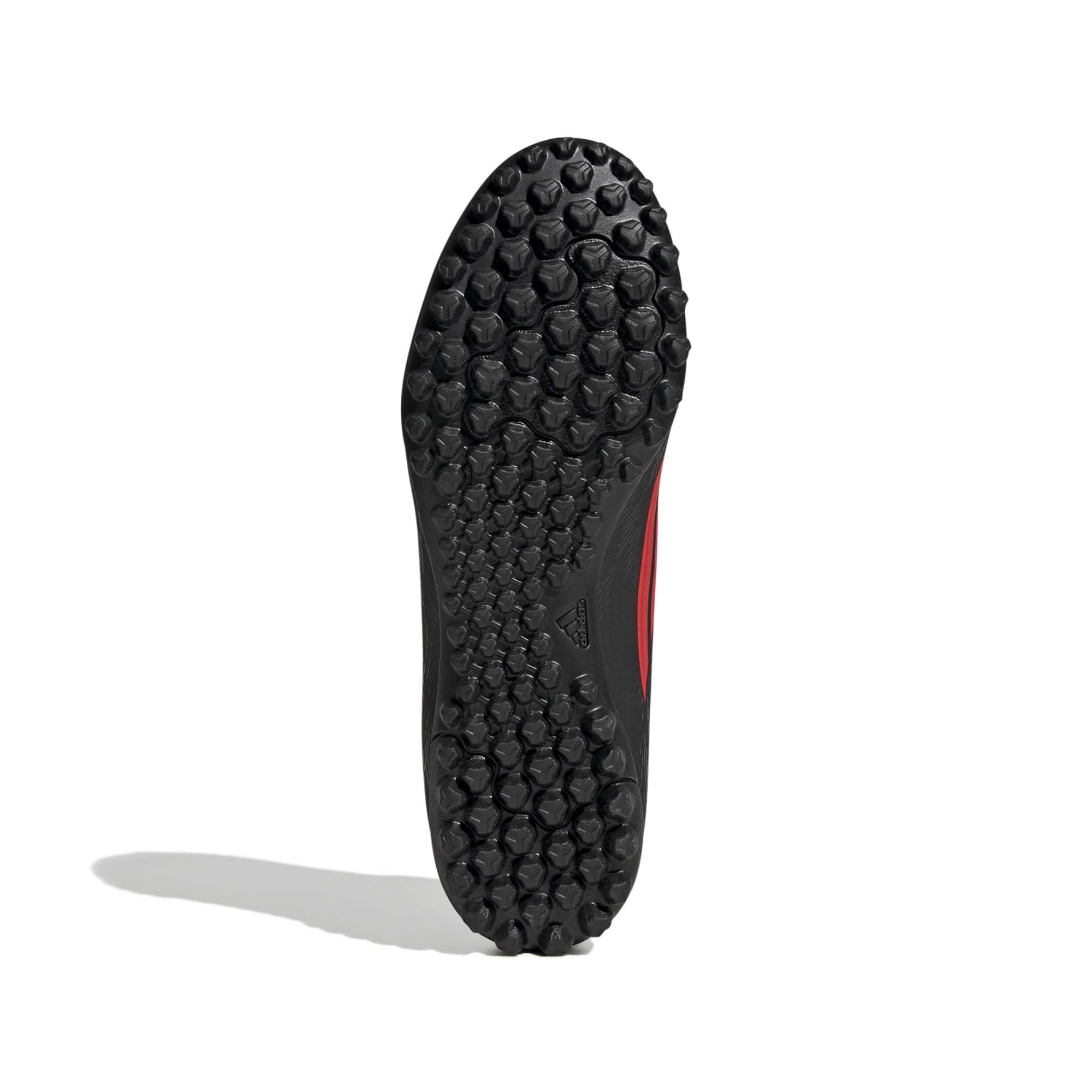 Scarpe da calcio F50 CLUB mid-cut per erba sintetica - Nero / Rosso