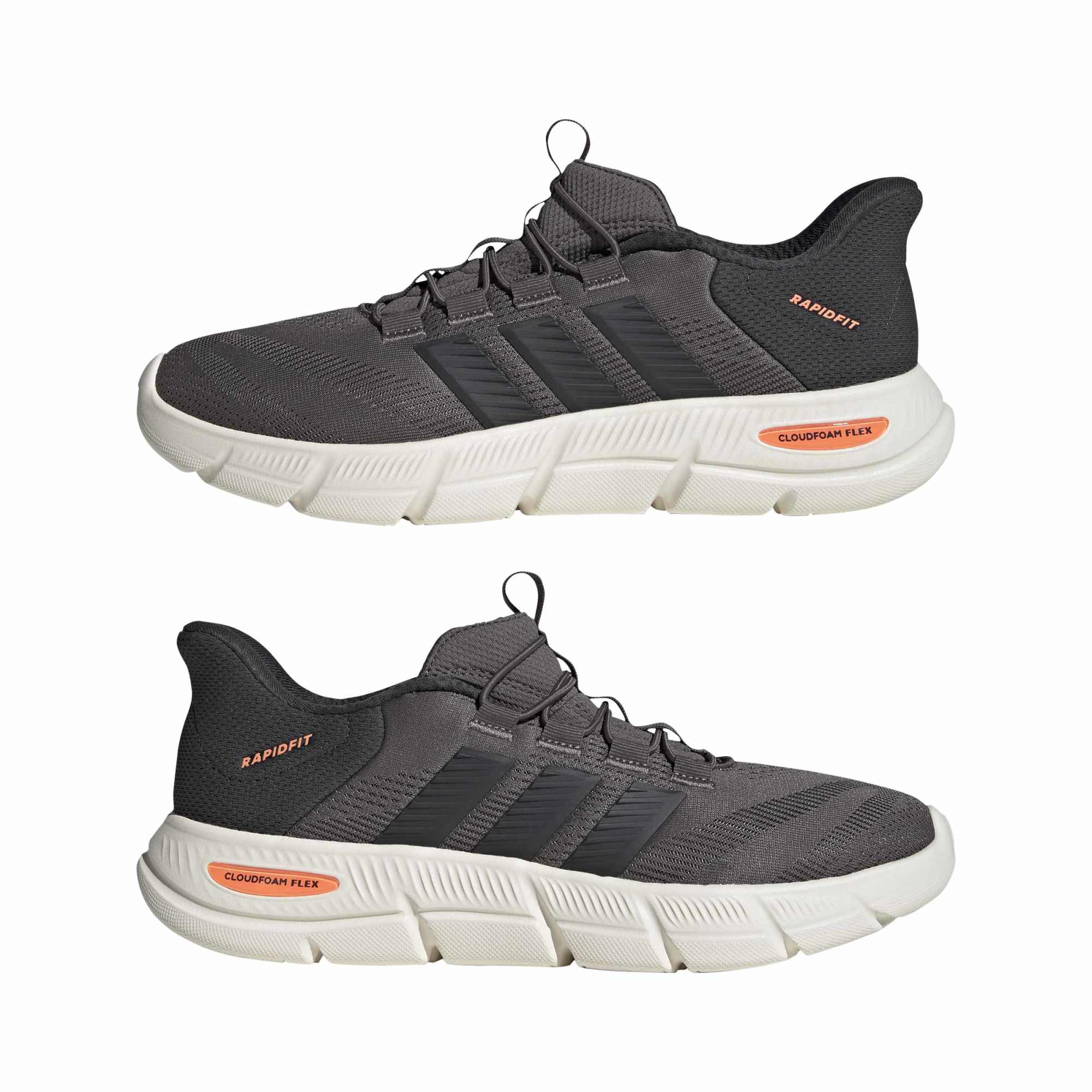 Scarpe Cloudfoam Flex Rapidfit - Marrone / Grigio / Nero (Charcoal)