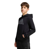 Felpa con Cappuccio Camo Graphic Junior - Nero