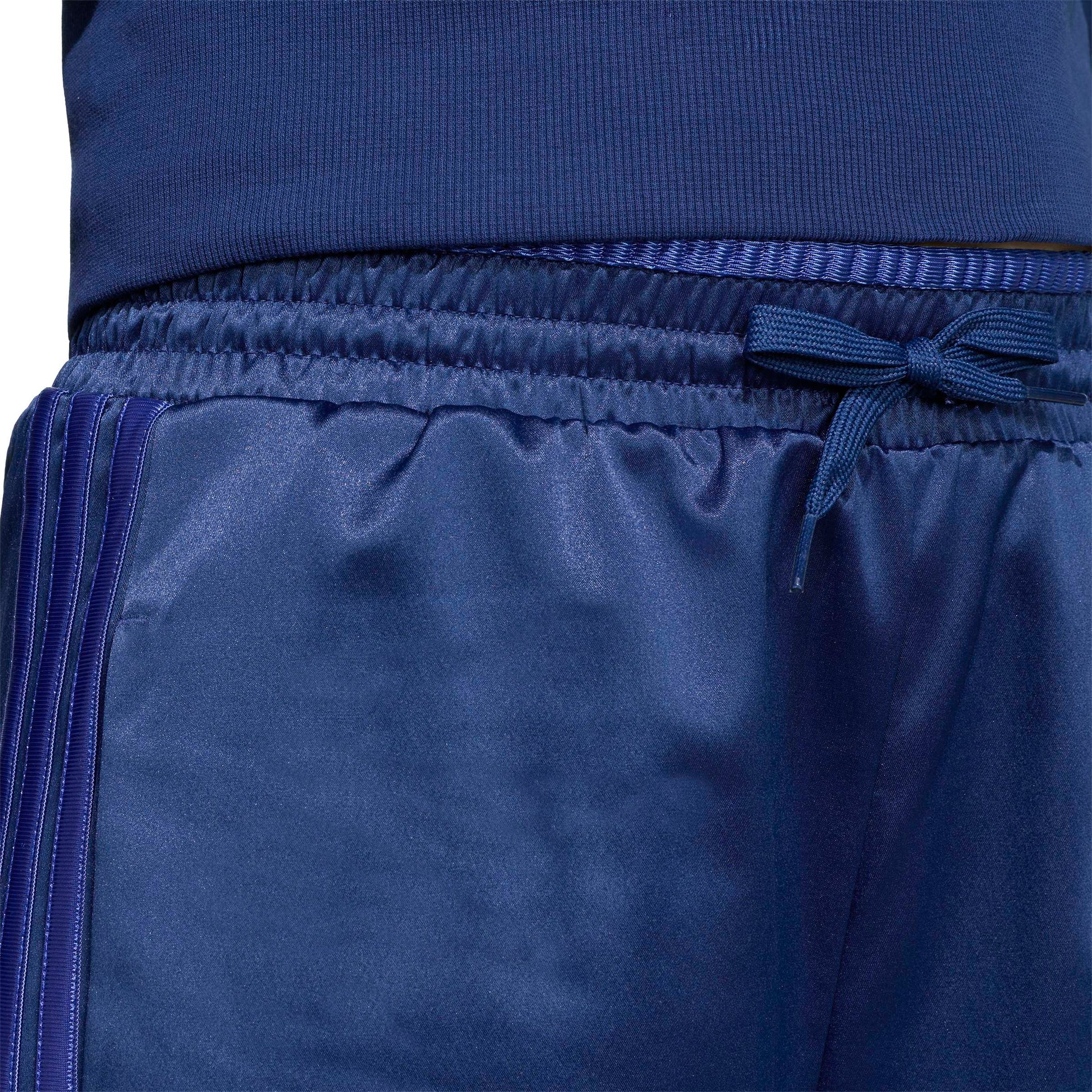 Adidas Pantaloni Satin Wide Leg Blu
