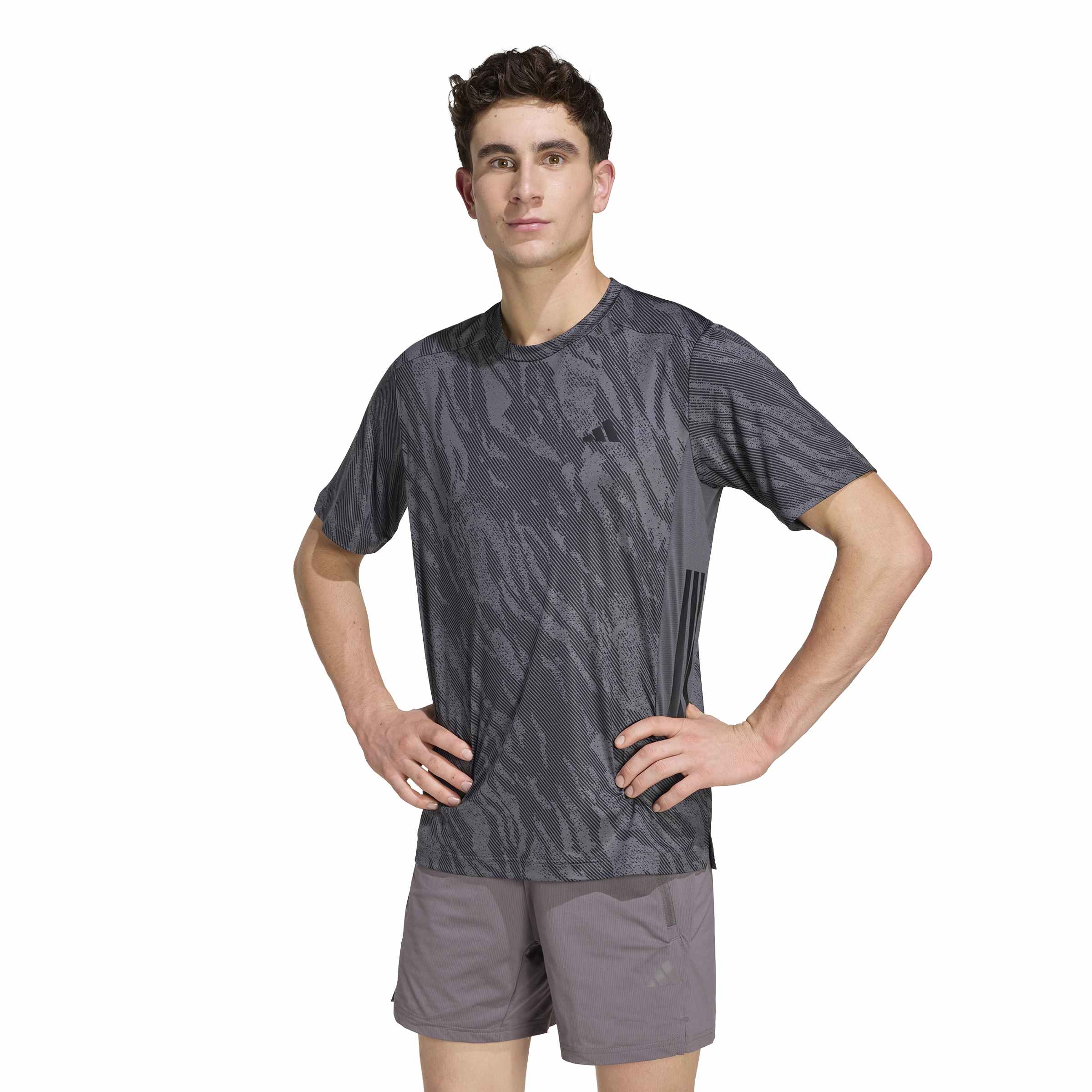 Adidas T-Shirt Grigio