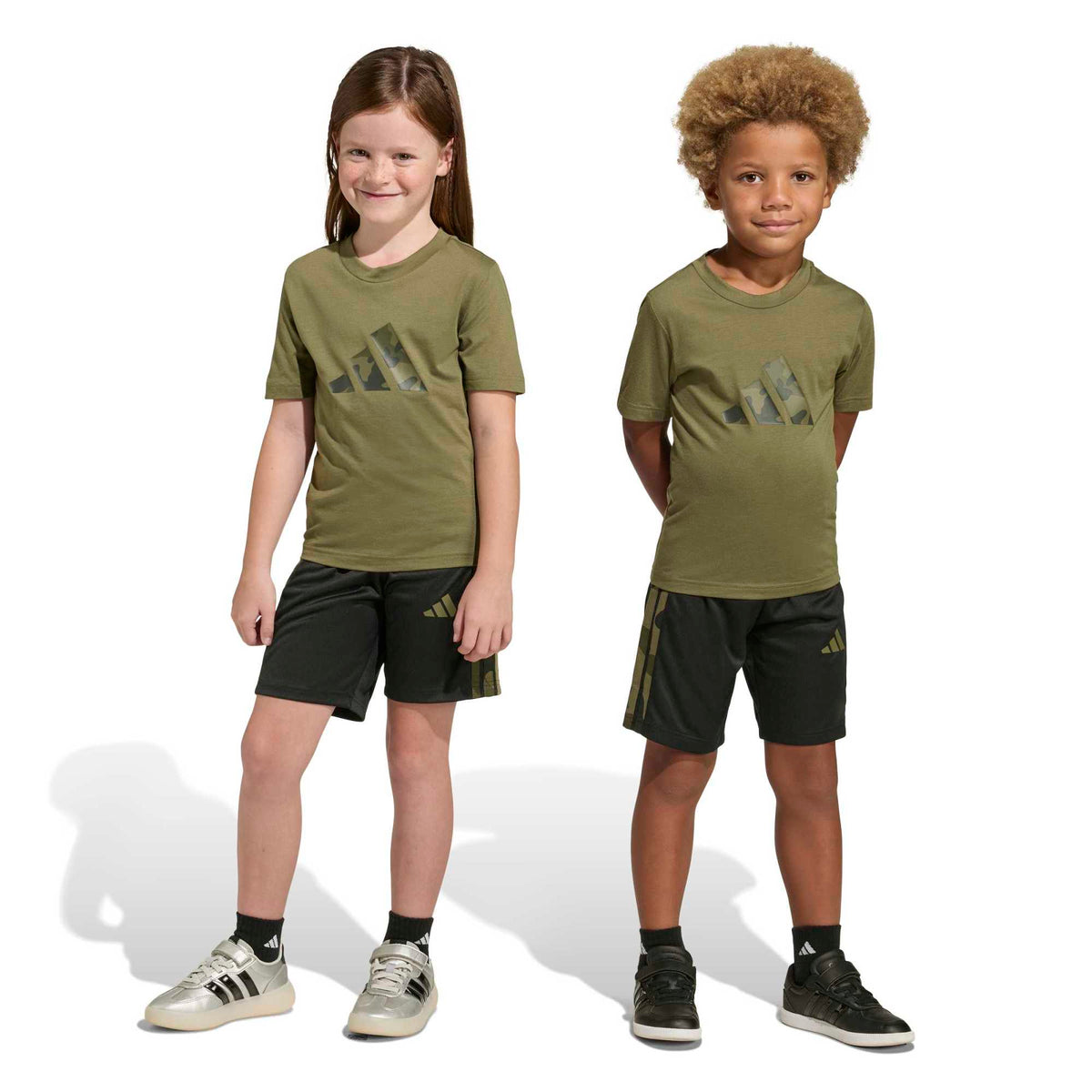 Completo Train Essentials per bambini con stampa camo - Verde / Multicolor