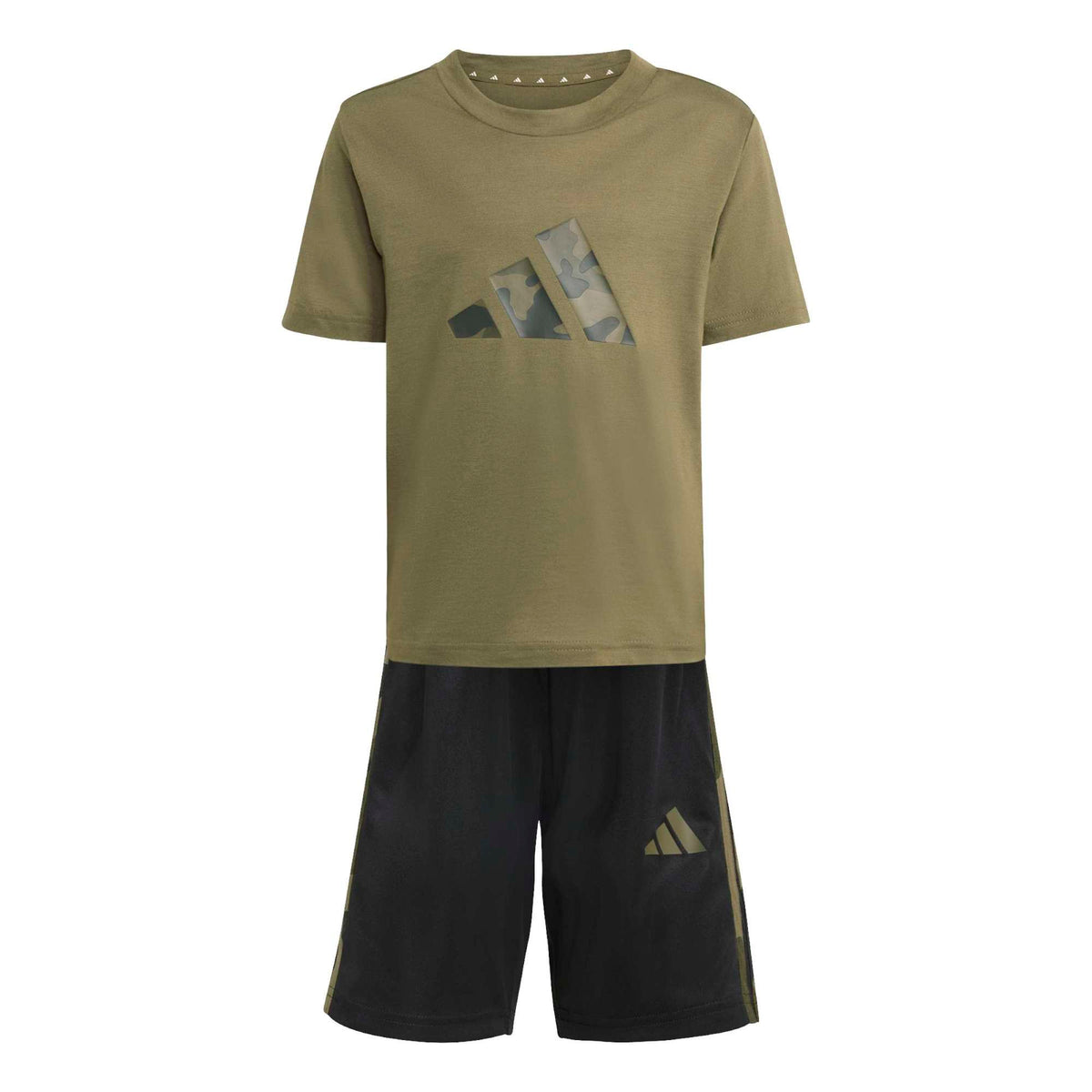 Completo Train Essentials per bambini con stampa camo - Verde / Multicolor