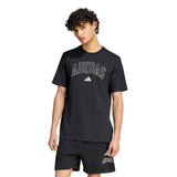 T-shirt con Grafica Linea College - Nero