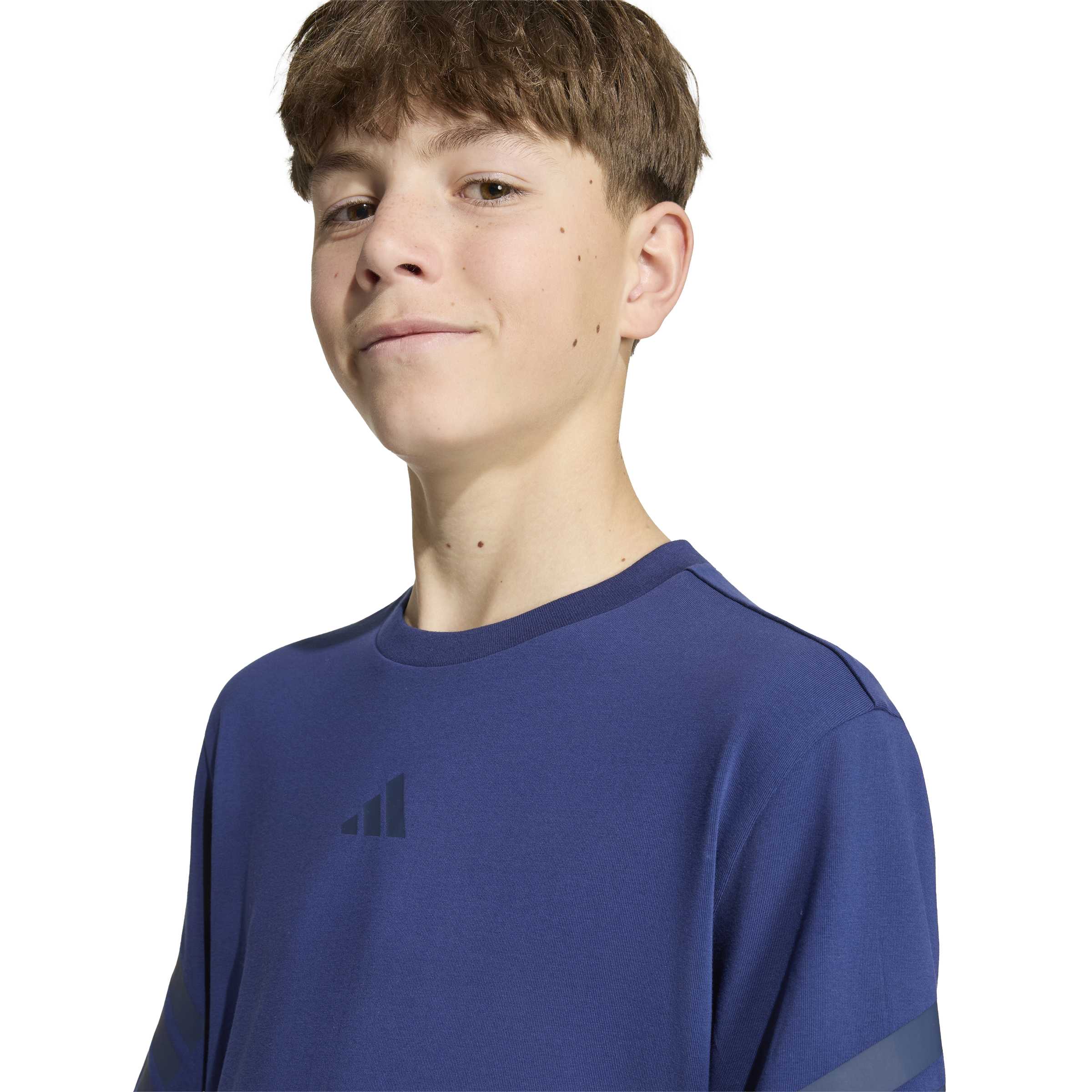 Adidas Maglia Manica Lunga Blu