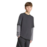 Maglia Long-Sleeve 2-in-1 Future Icons - Nero