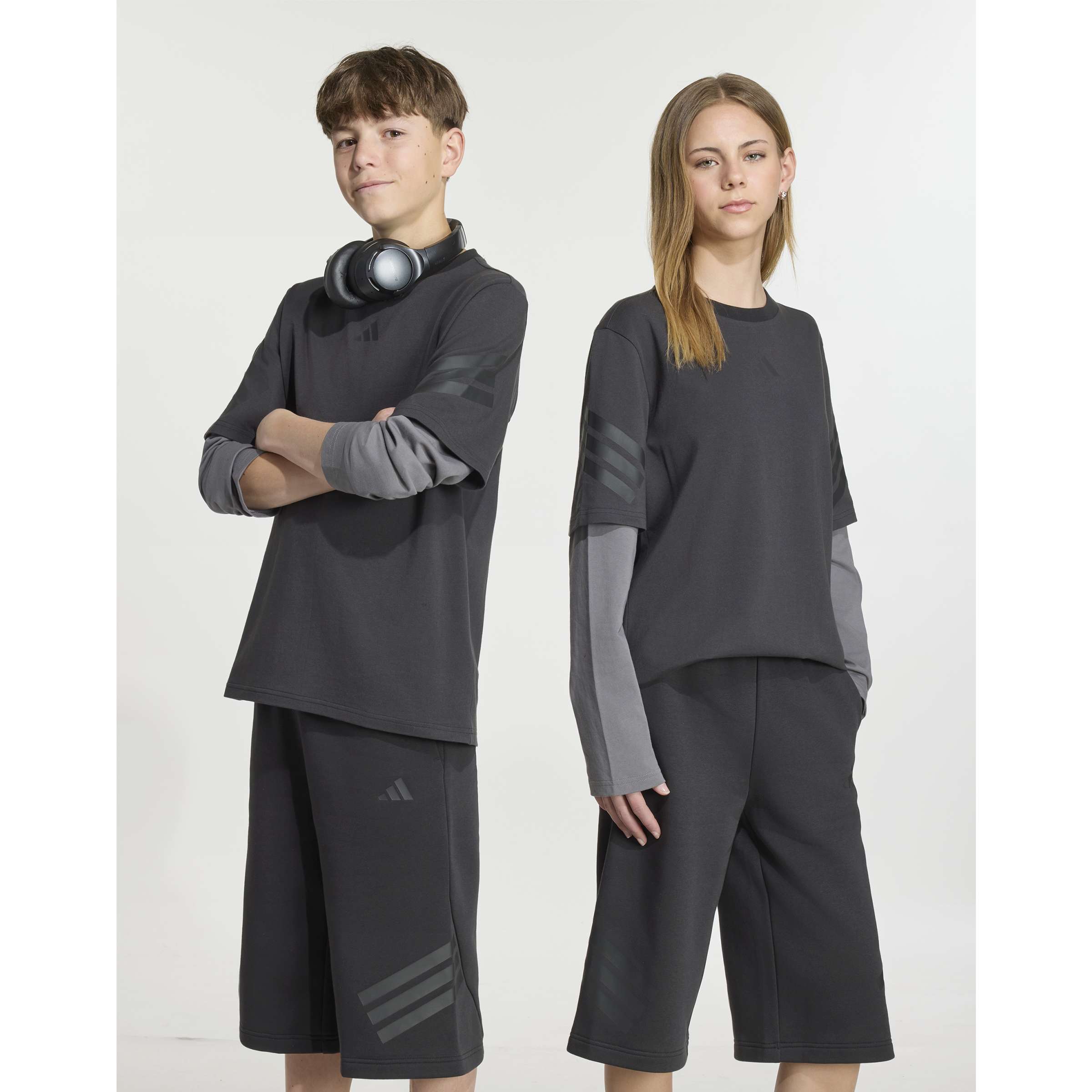 Adidas Maglia Manica Lunga Nero