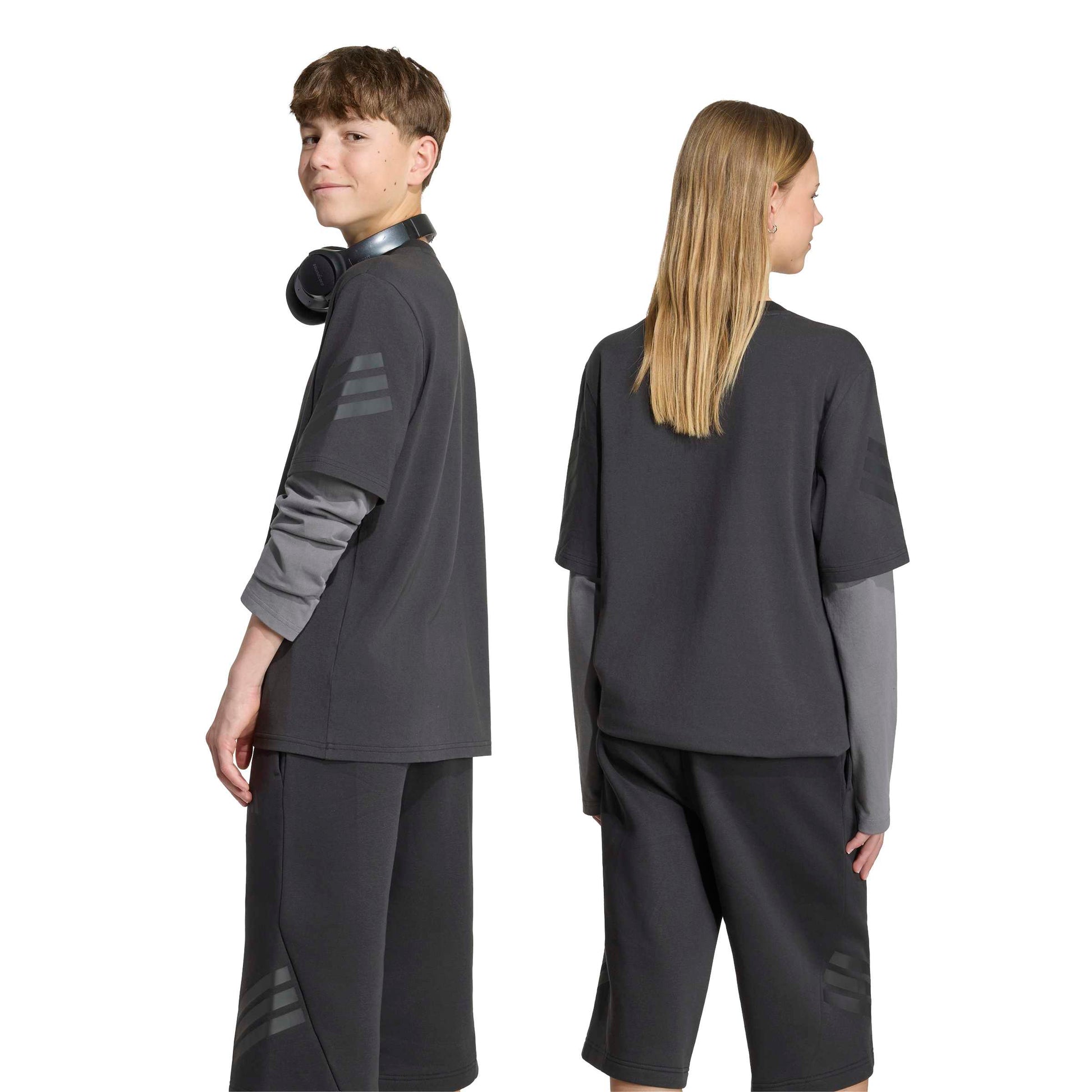 Adidas Maglia Manica Lunga Nero