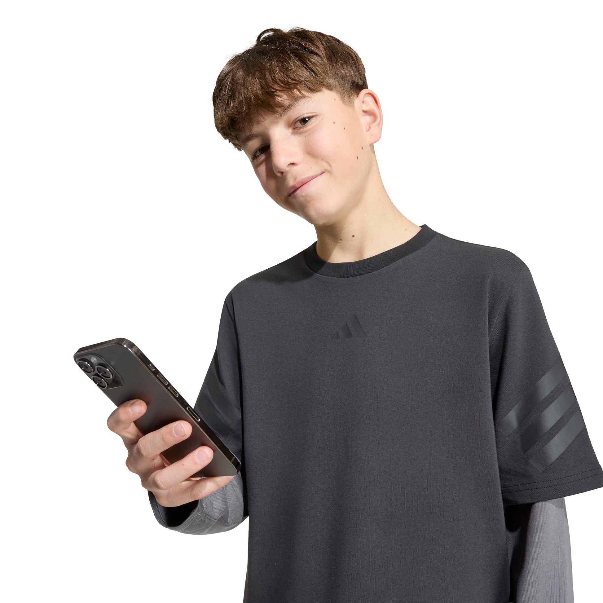 Adidas Maglia Manica Lunga Nero