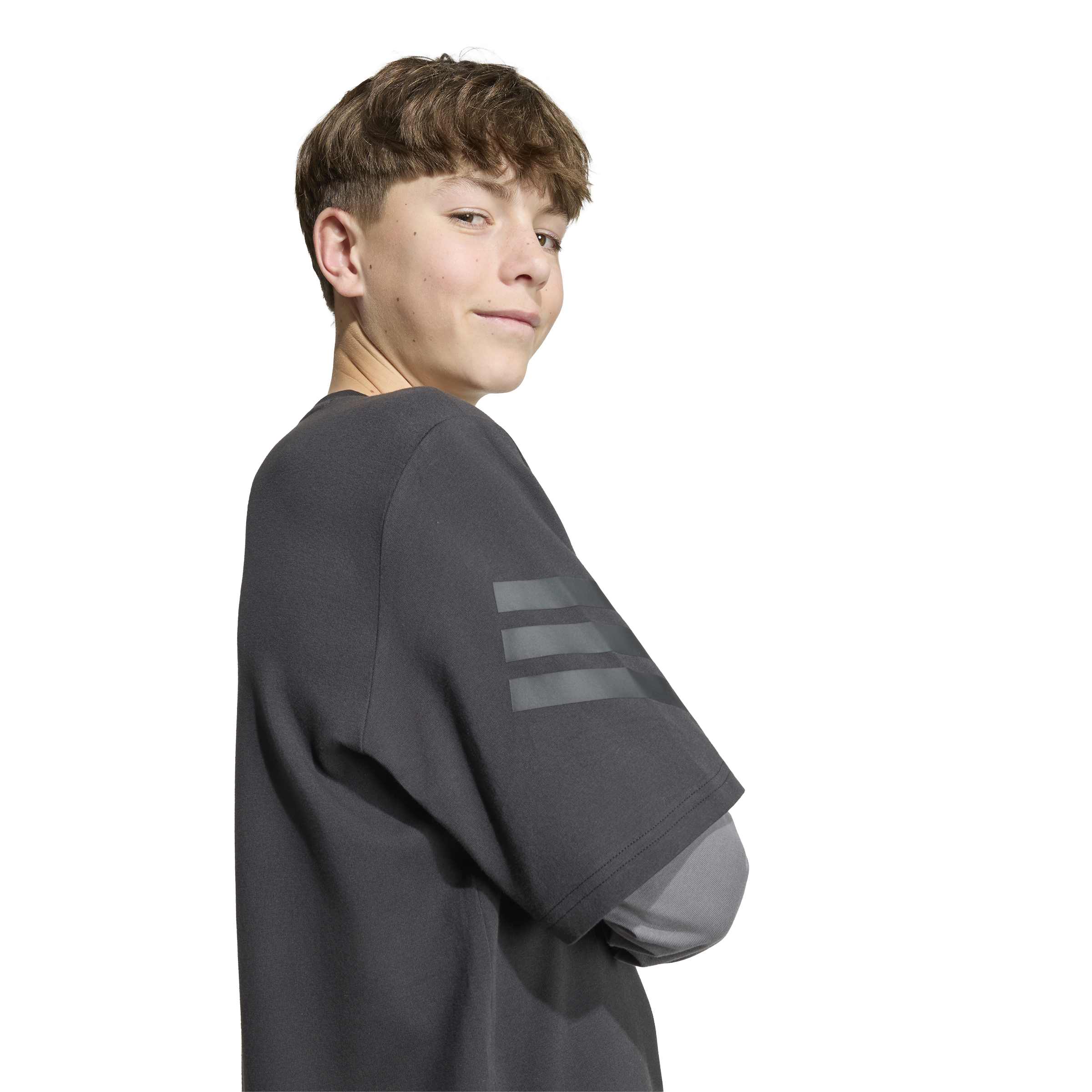 Adidas Maglia Manica Lunga Nero