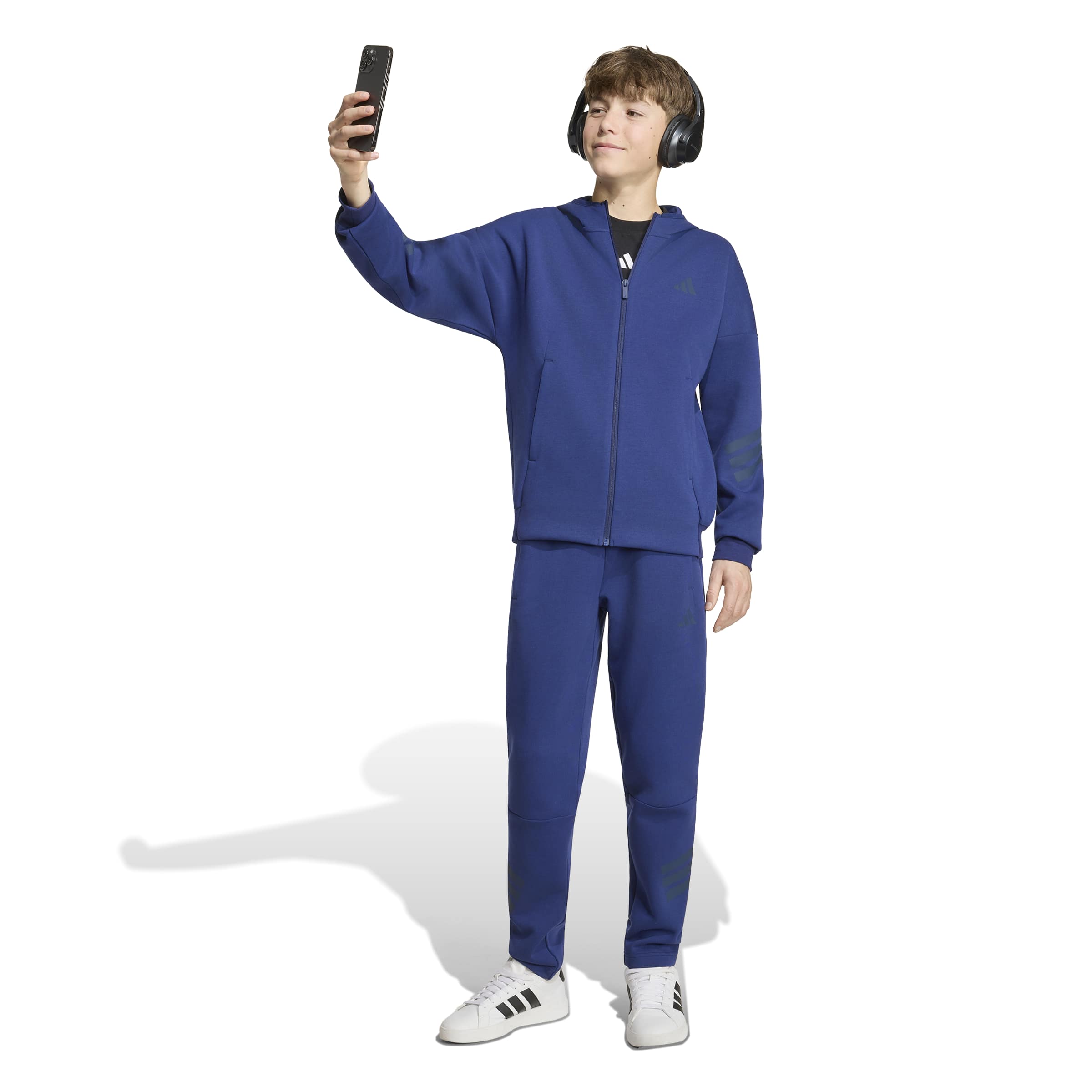Adidas Pantaloni Blu