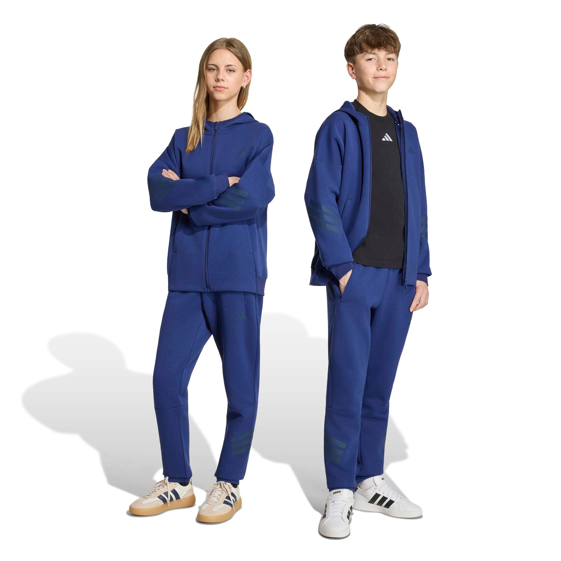 Adidas Pantaloni Blu