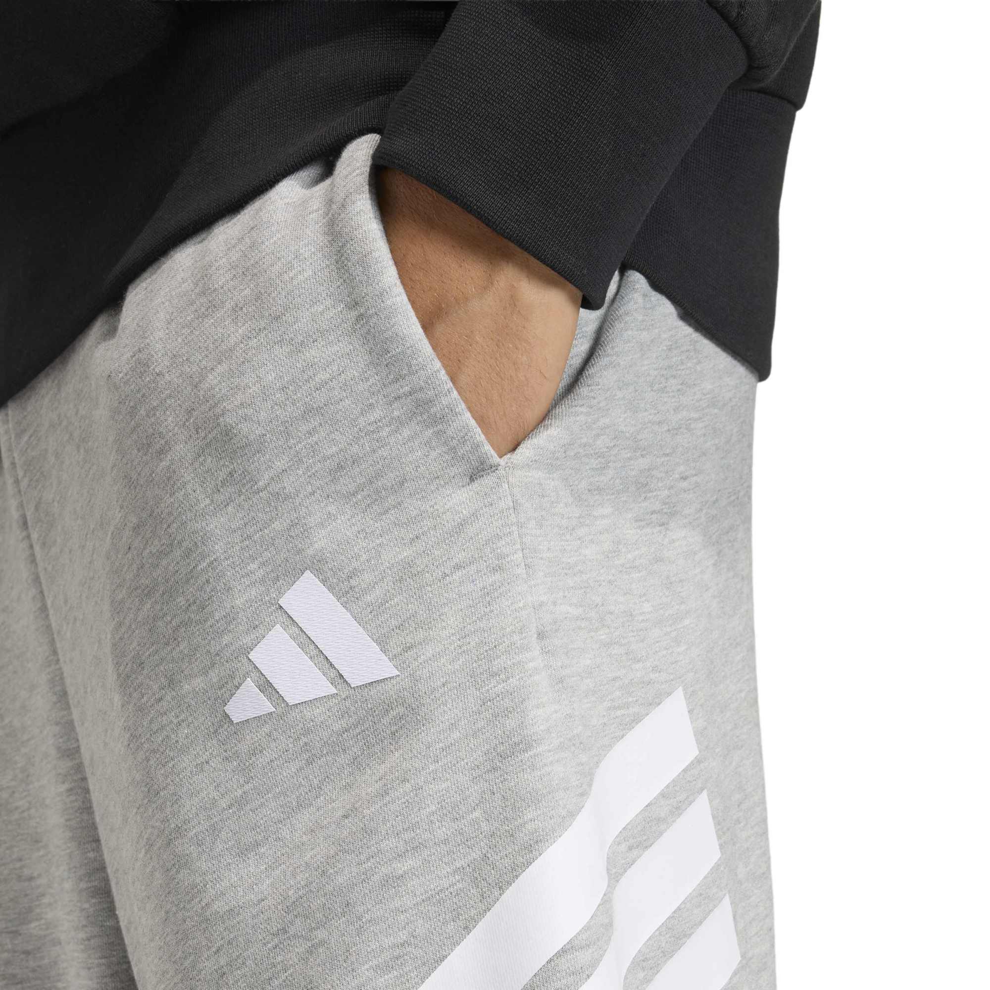 Short 3 Stripes French Terry - Grigio