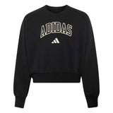 Felpa Collegiate Typography Scollo a V Junior - Nero