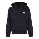 Felpa con Cappuccio e Zip Collegiate Junior - Nero