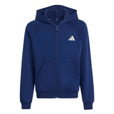 Felpa con Cappuccio e Zip Collegiate Junior - Blu
