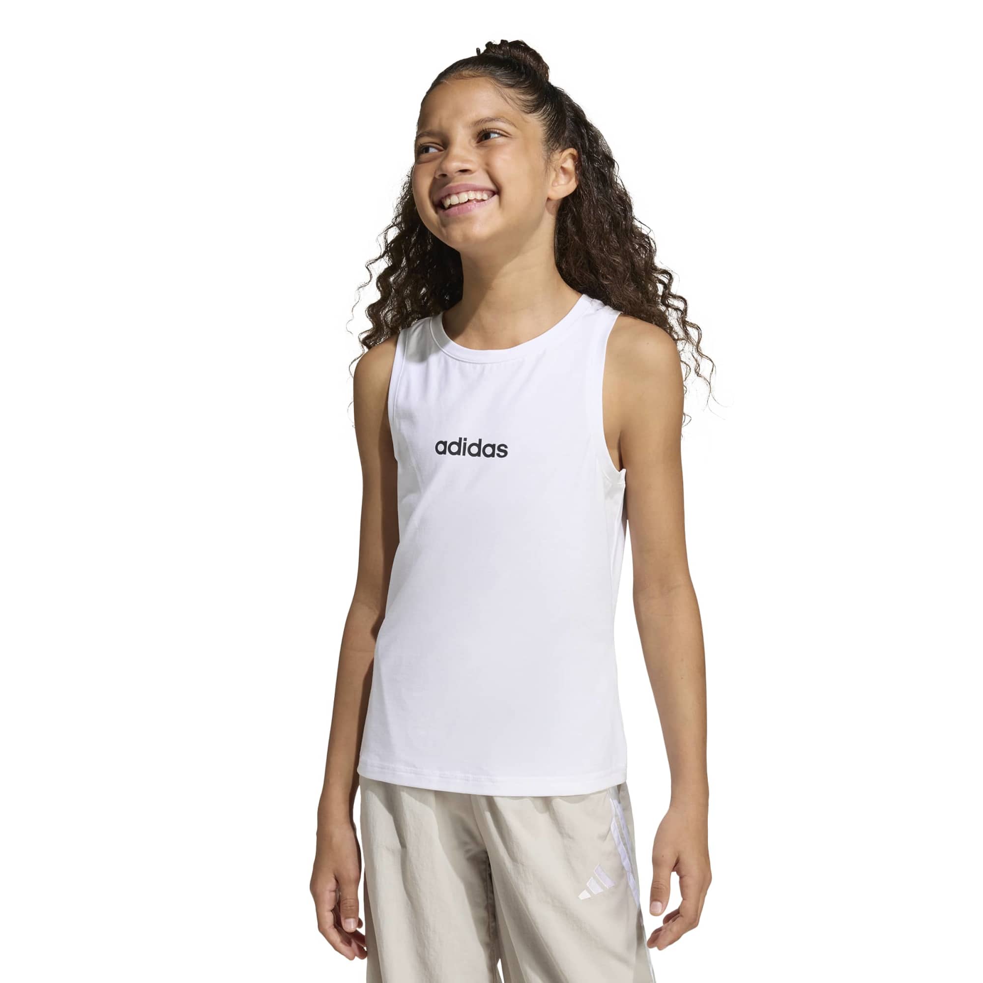 Canotta Girls Linear Jersey - Bianco