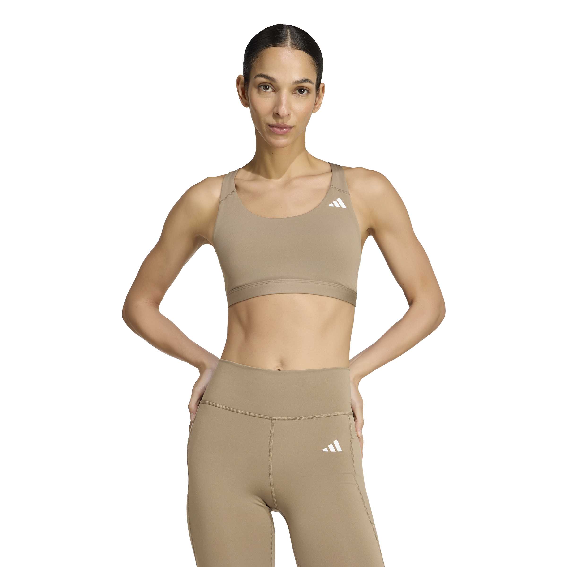 Adidas Reggiseno Sportivo Beige
