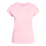 T-shirt Essentials Linear Cotton - Rosa / Bianco (True Pink)