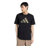 T-shirt Camo Three Bar Logo Graphic - Nero