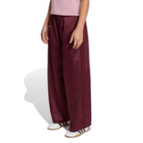 Pantaloni Satin Wide Leg - Rosso