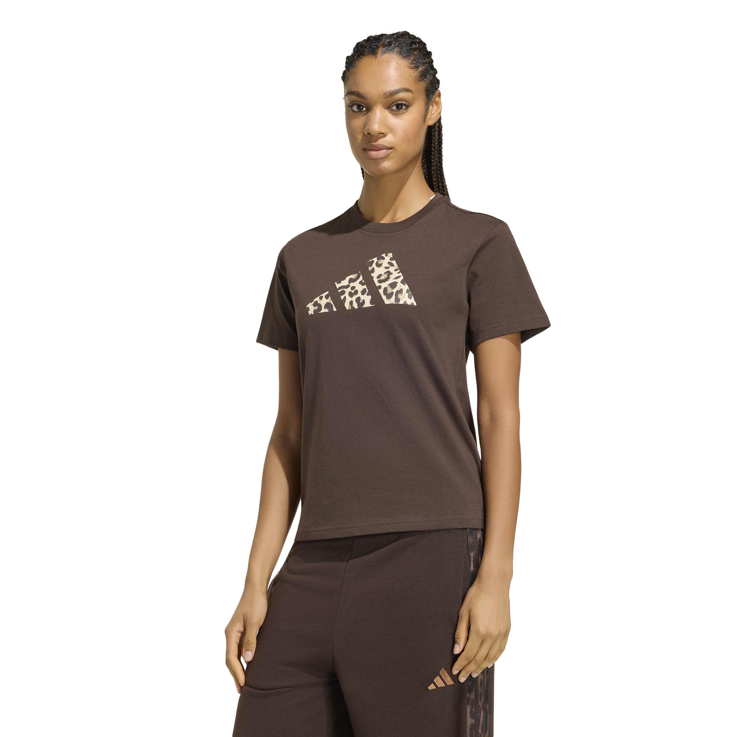 Adidas T-Shirt Marrone