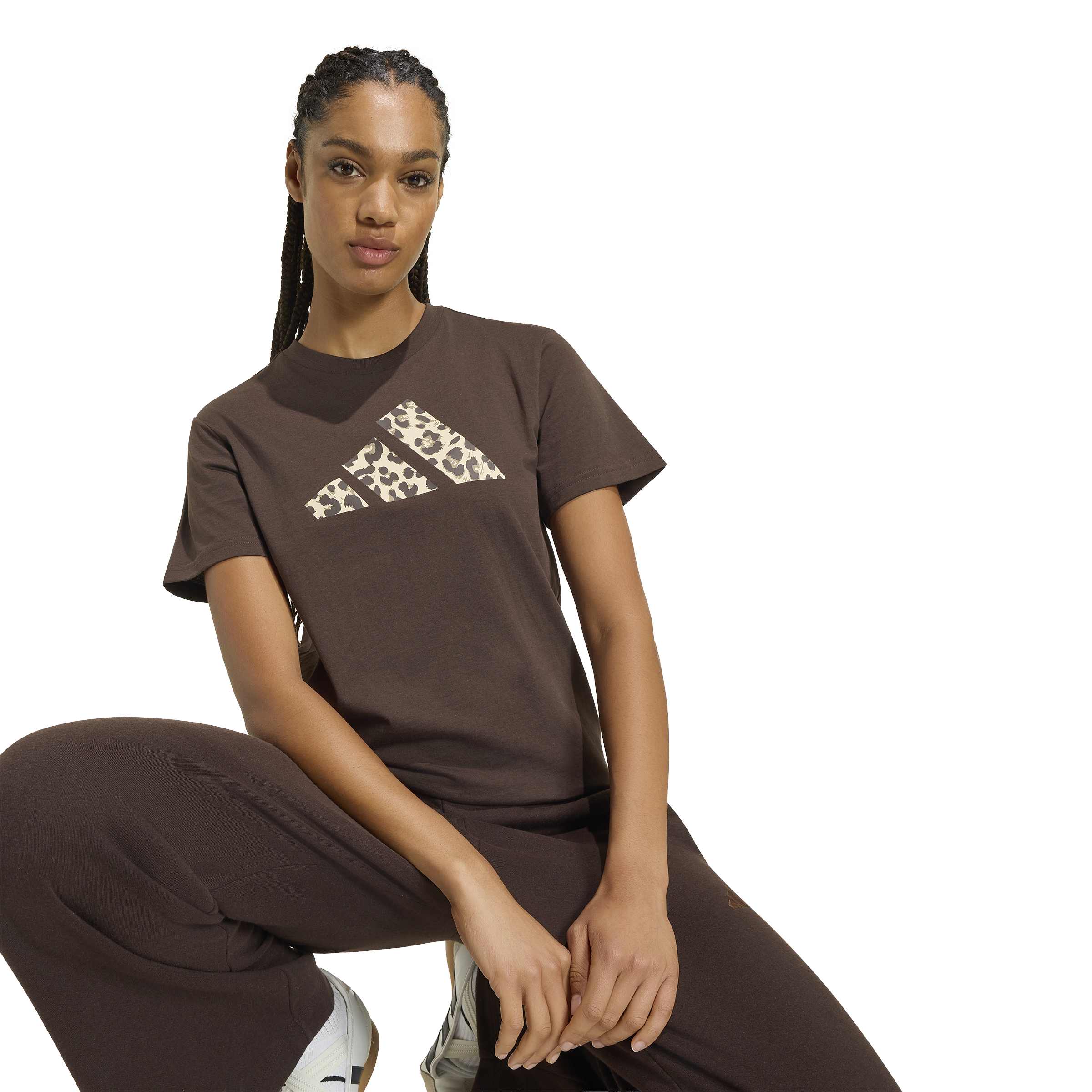 Adidas T-Shirt Marrone
