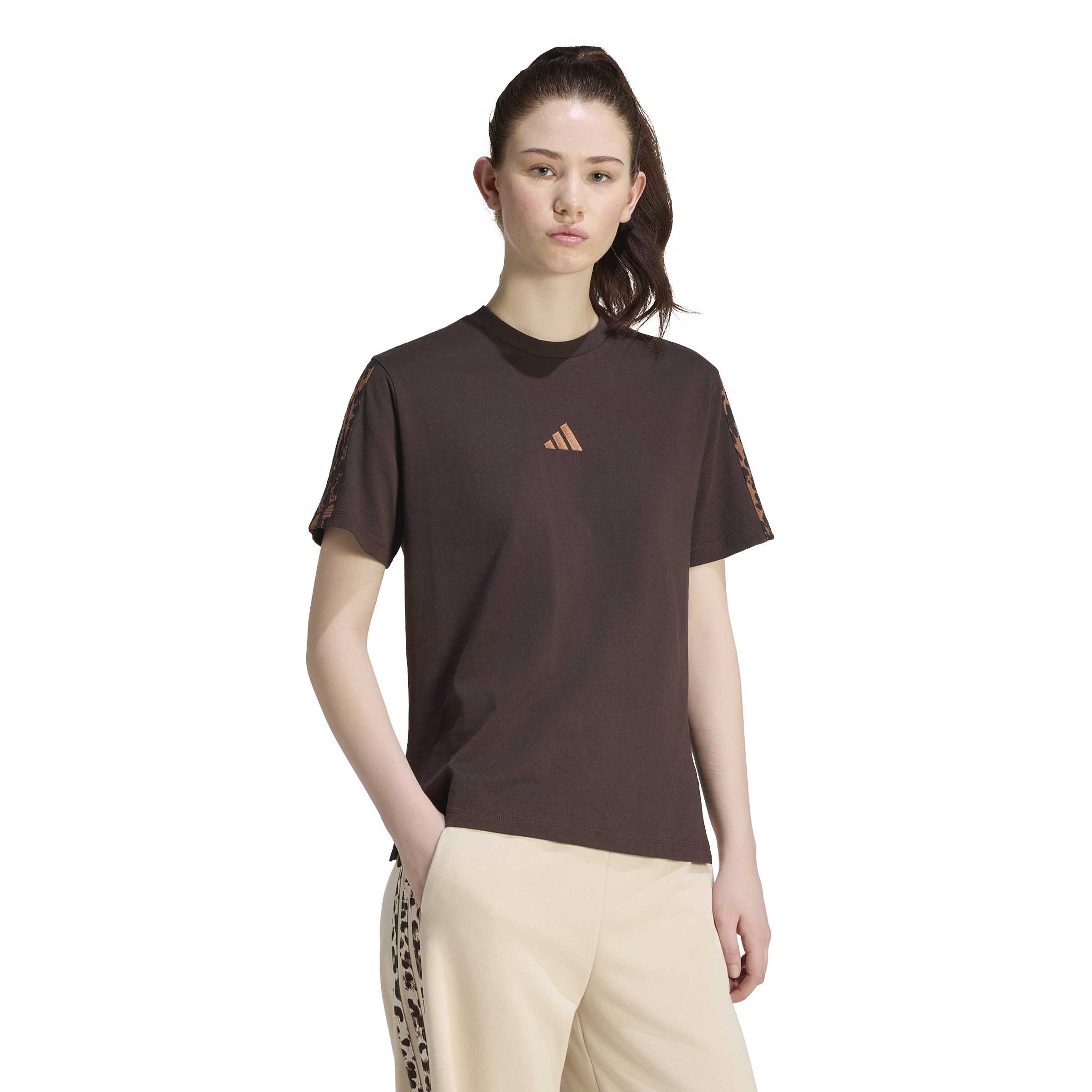 Adidas T-Shirt Marrone