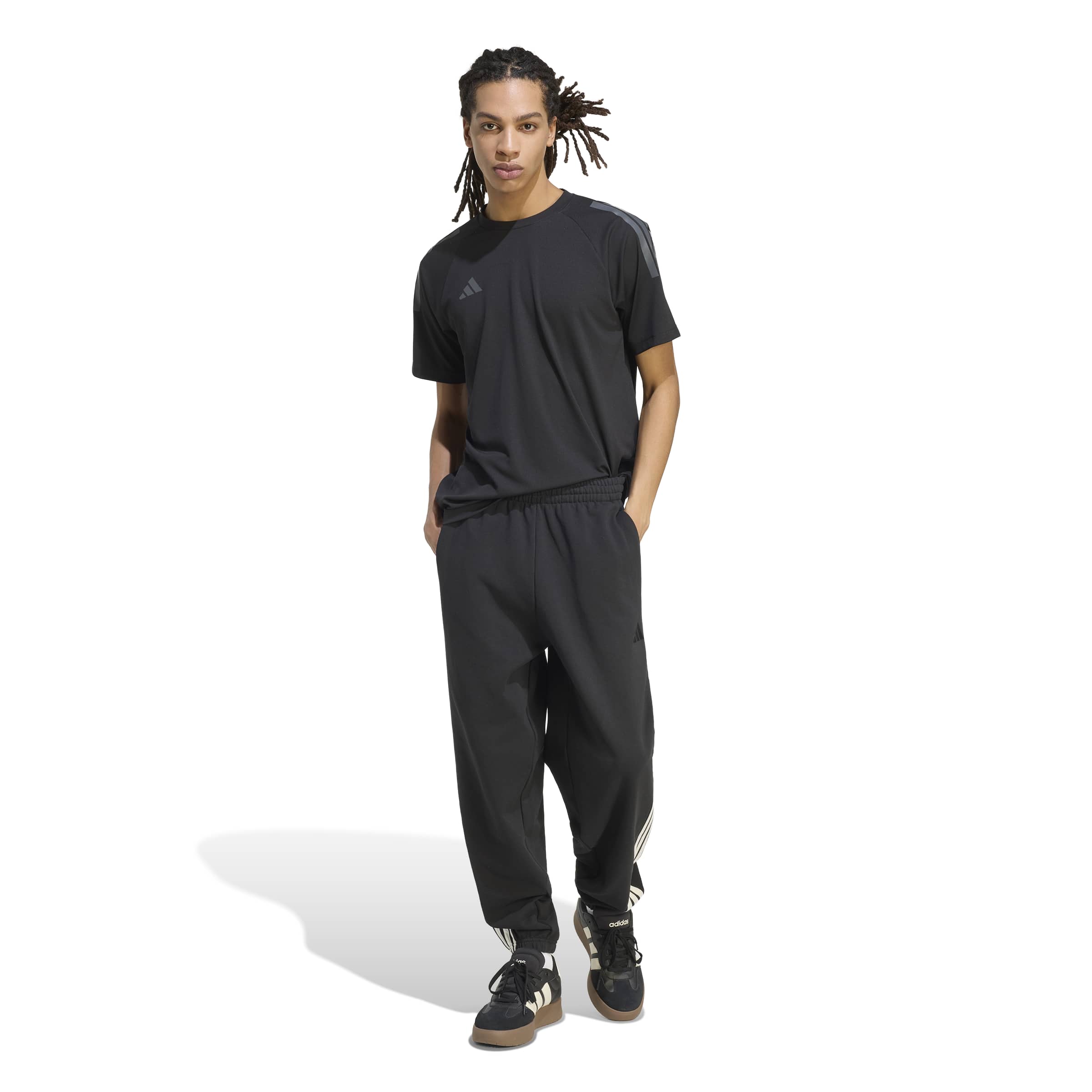 Adidas Pantaloni Nero