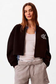 Calvin Klein Cropped Sporty Scuba Nero