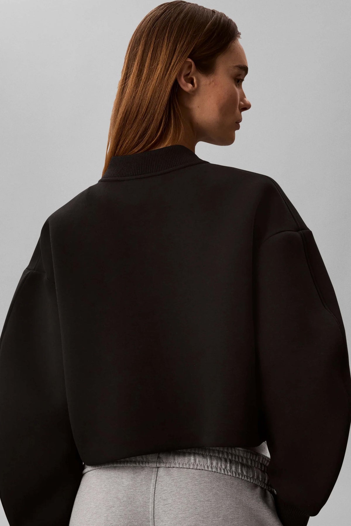 Calvin Klein Cropped Sporty Scuba Nero