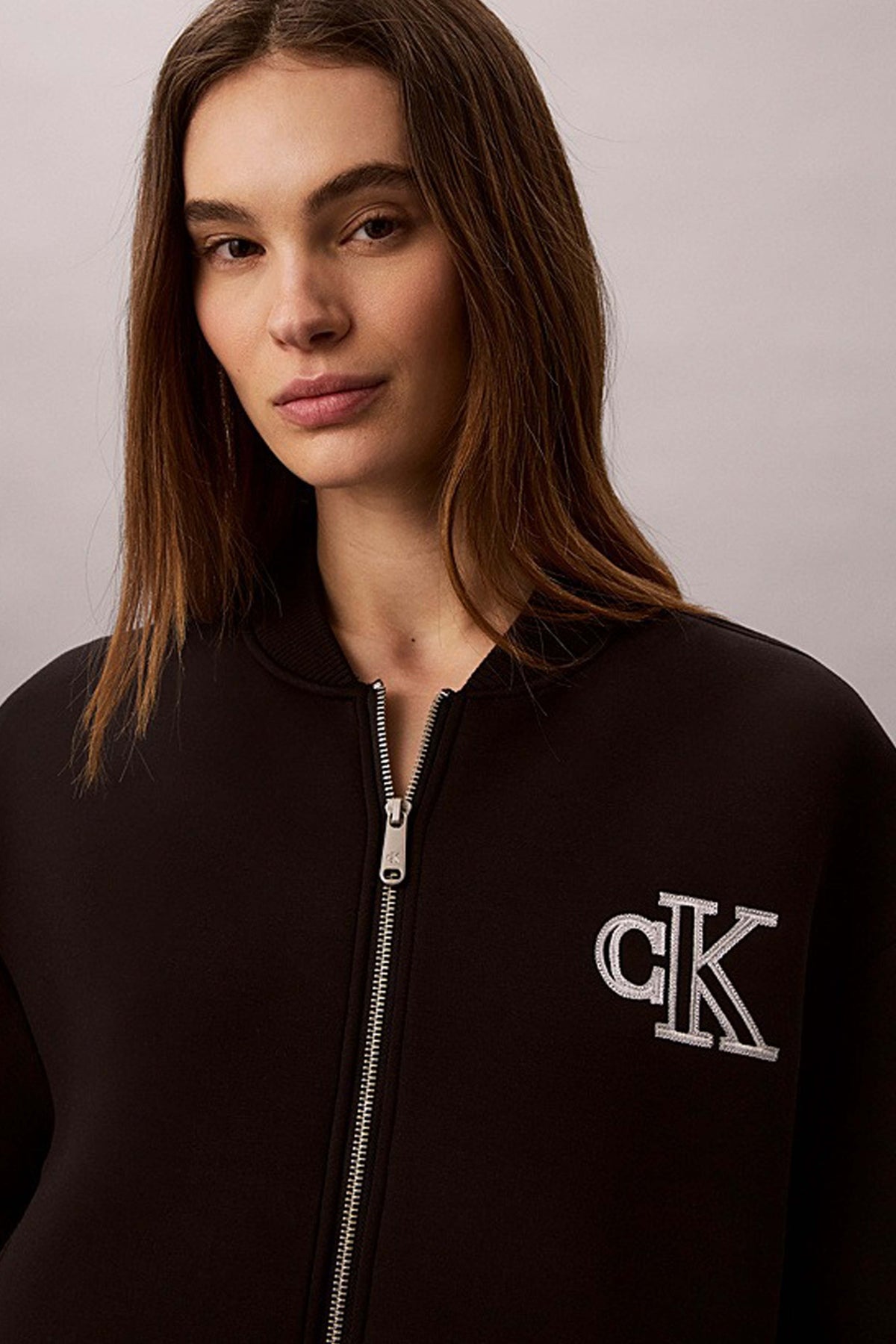Calvin Klein Cropped Sporty Scuba Nero