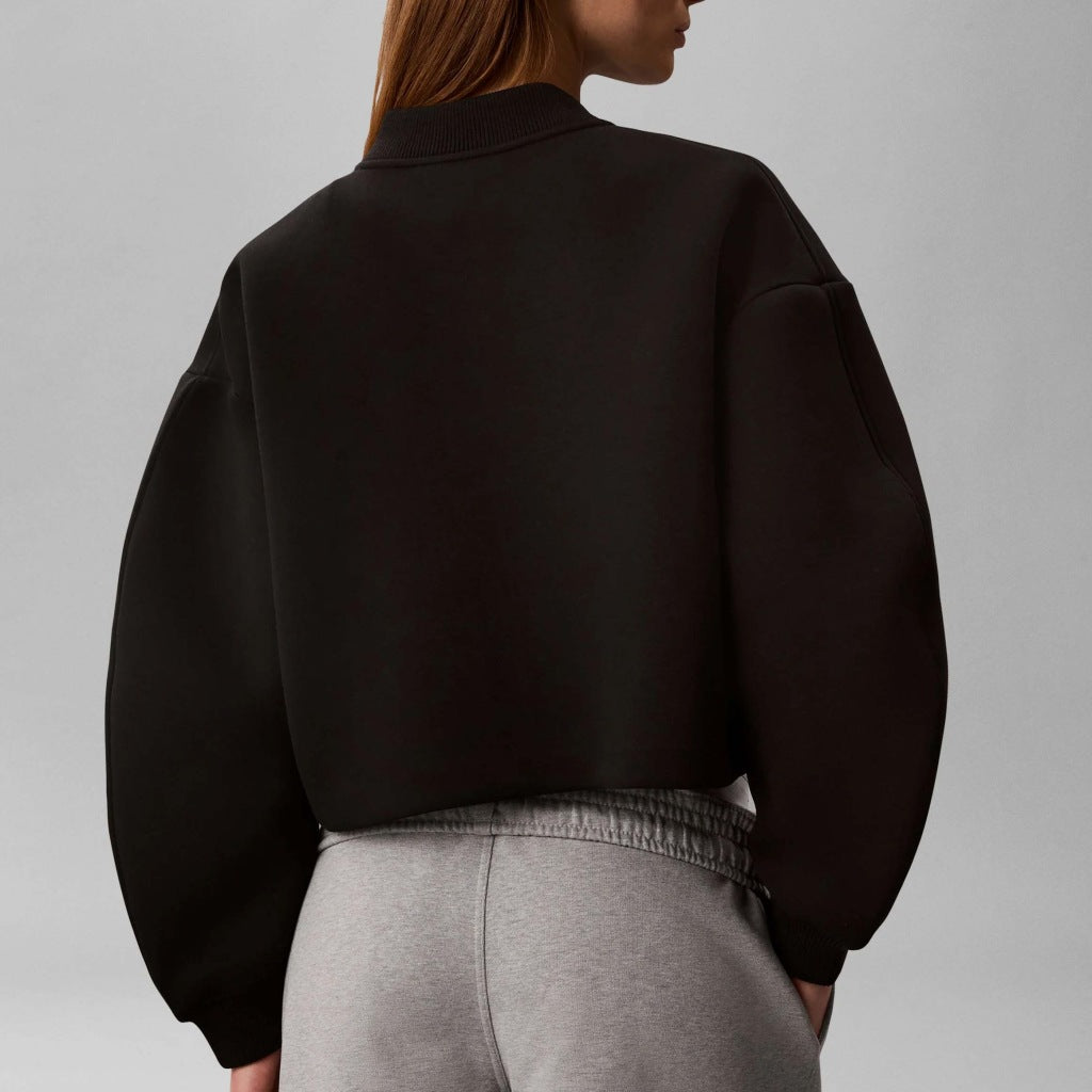 Calvin Klein Cropped Sporty Scuba Nero
